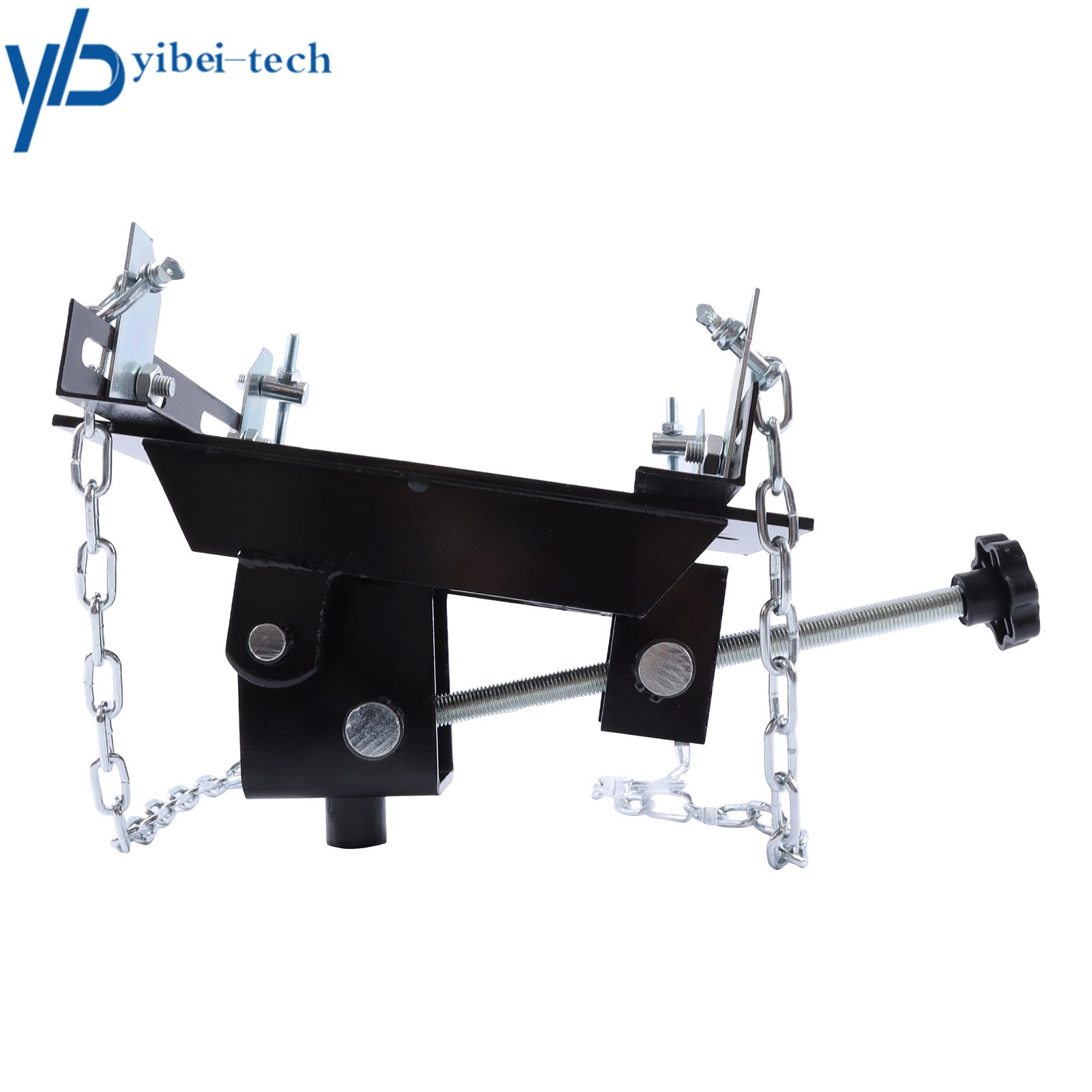 Transmission Floor Jack Adapter 1100lbs Capacity 1/2 Ton for Repair Tool Black