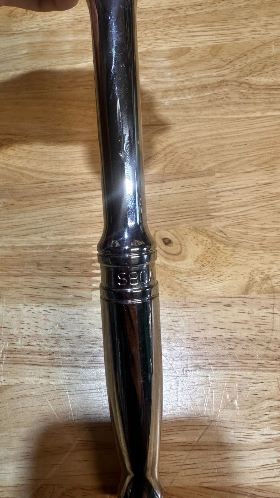 Snap-on 1/2″ Drive Chrome Ratchet 80 Tooth S80A
