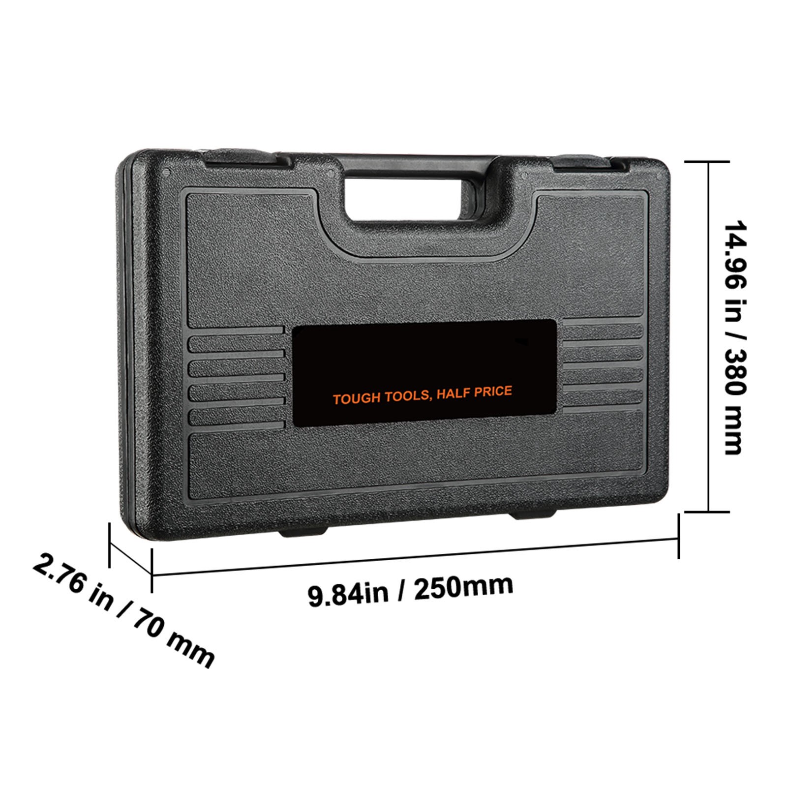 VEVOR Impact Sockets Set 6-Point 1/2in / 3/8in / 1/4in Sockets Set Ratchet Tool