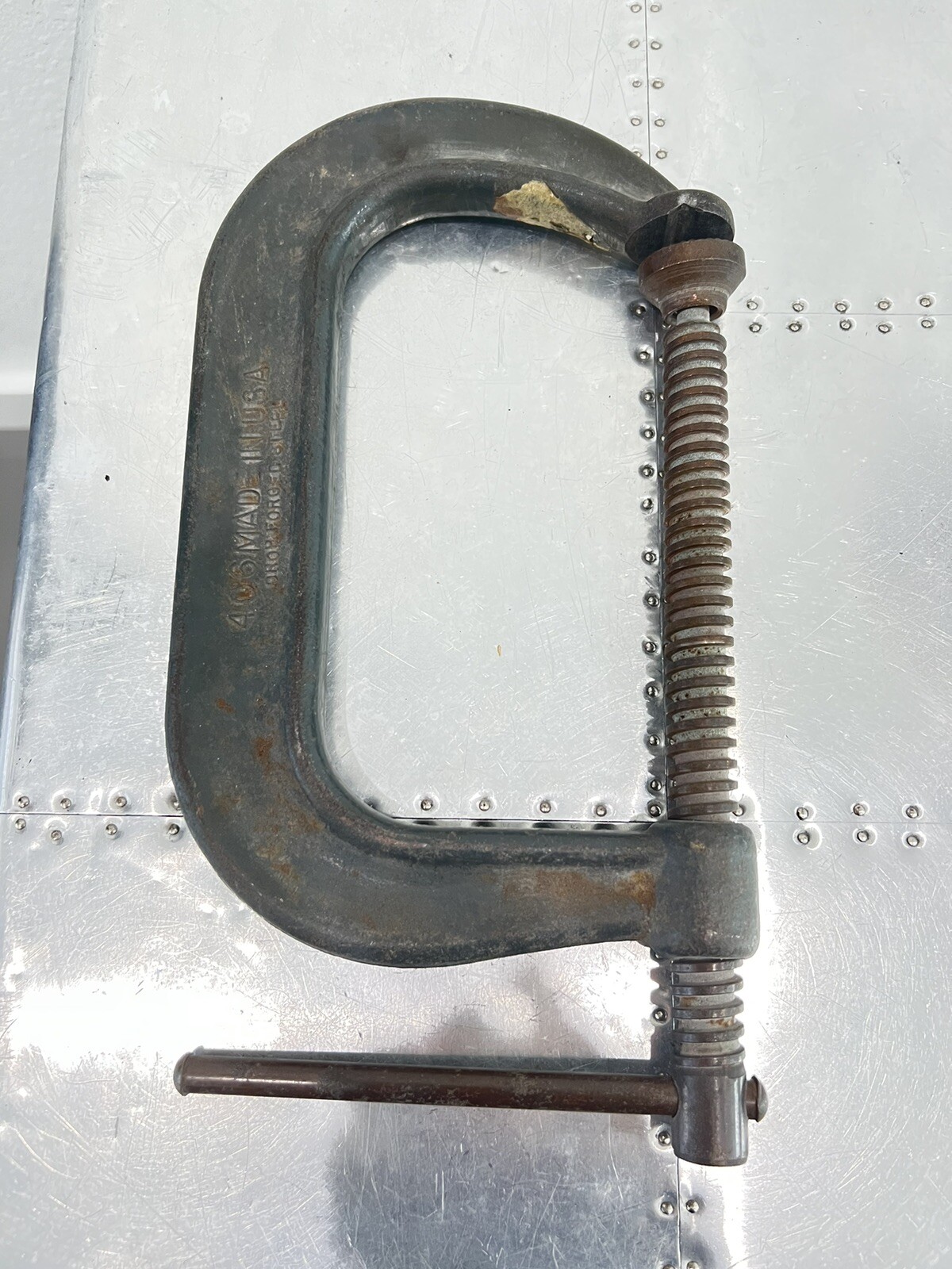 Blue-Point 6 Inch C-Clamp Drop Forged Steel Welding Copper Plated CL406
