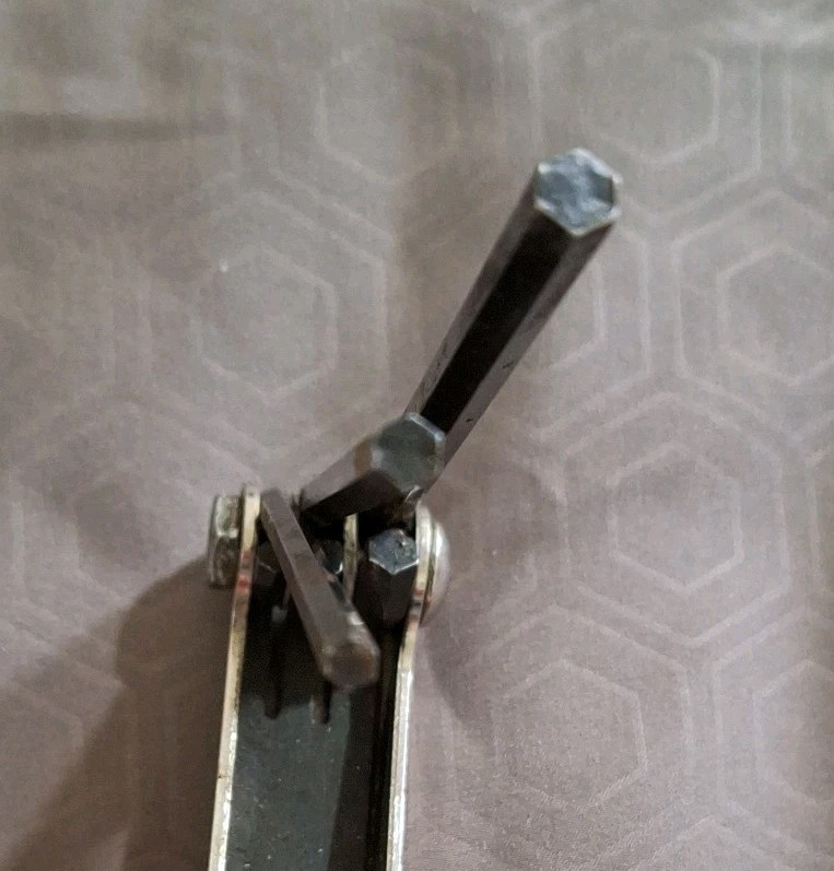 Snap On Tools AWM5K Folding Hex Allen Wrench Set Metric 4mm-10mm