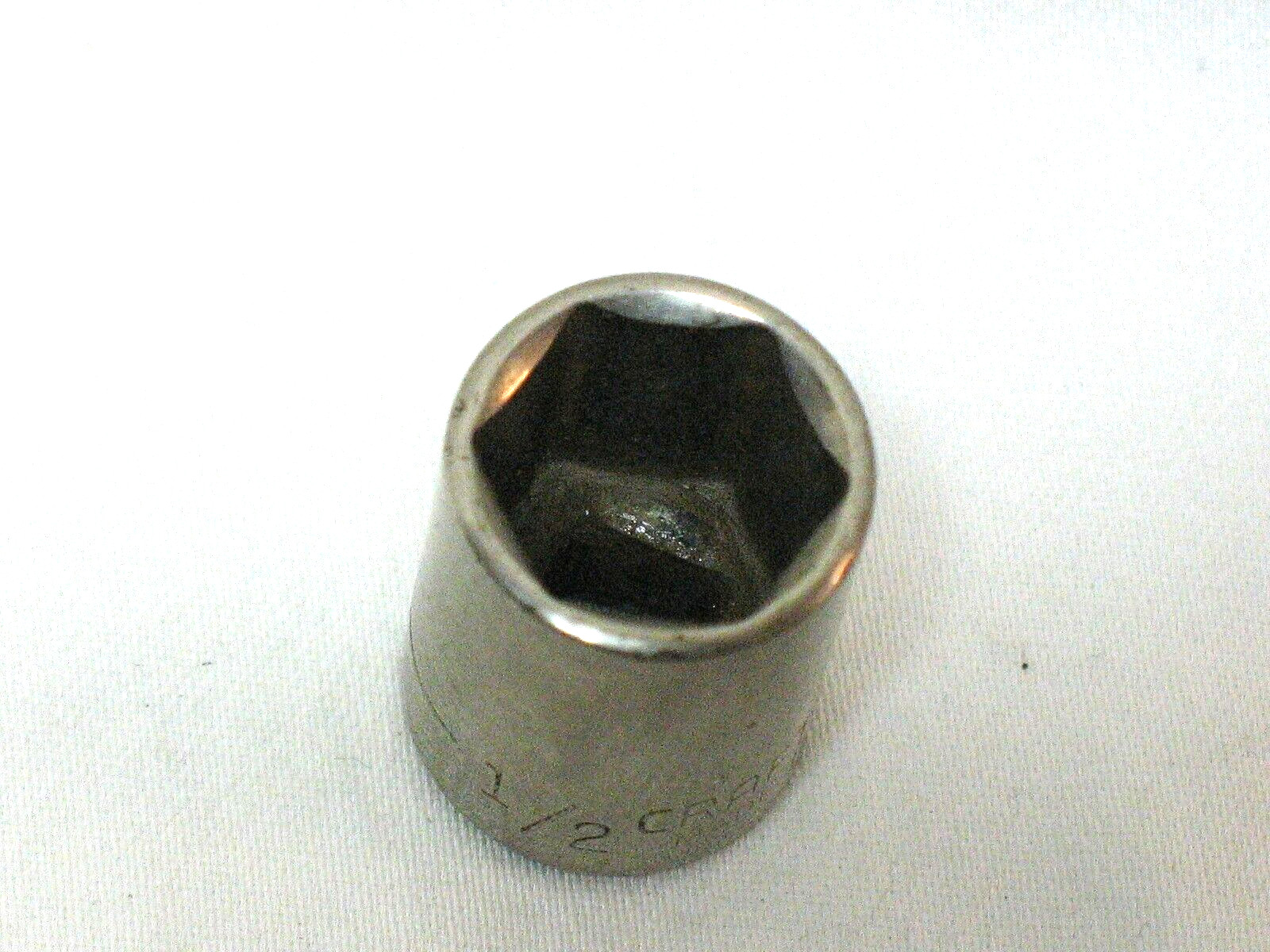 Craftsman USA 1/2″ 6 Point 1/4″ Drive Shallow Chrome Socket 43499 G Series