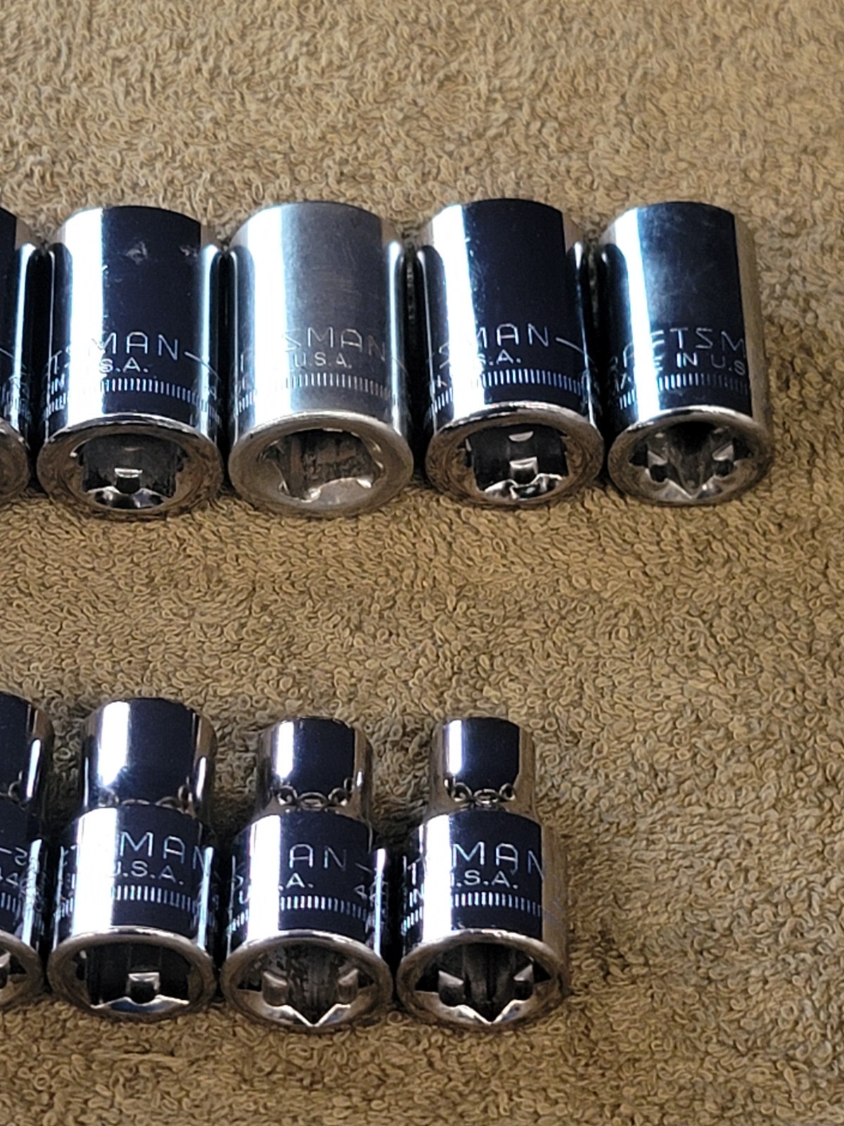 14 Craftsman Metric Socket Set 1/2″ Drive 24mm to 9mm G2 Tools USA