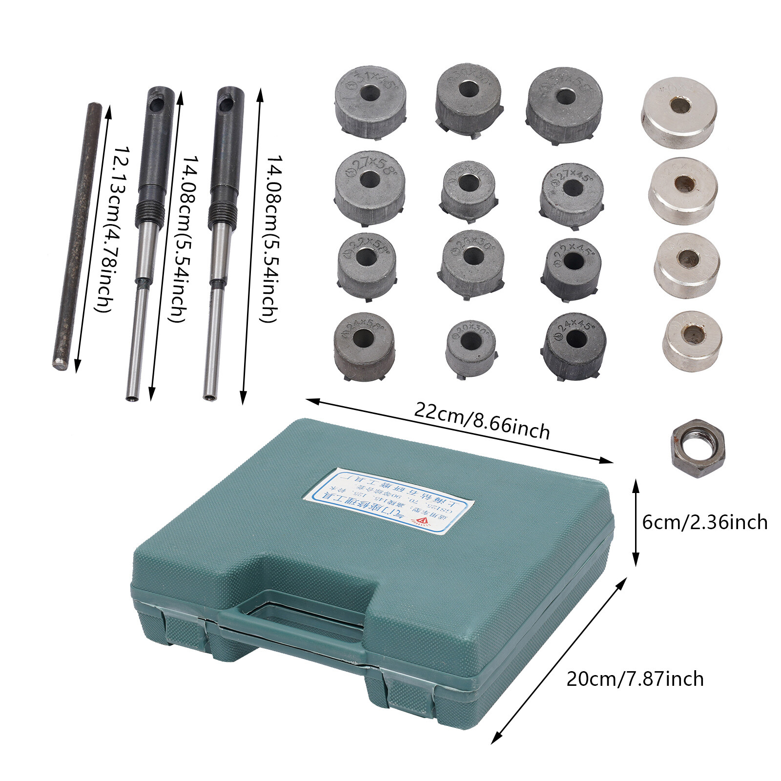 Honda Suzuki Valve Seat Reamer Set Motorcycle Valve Grinder Cutter Tool