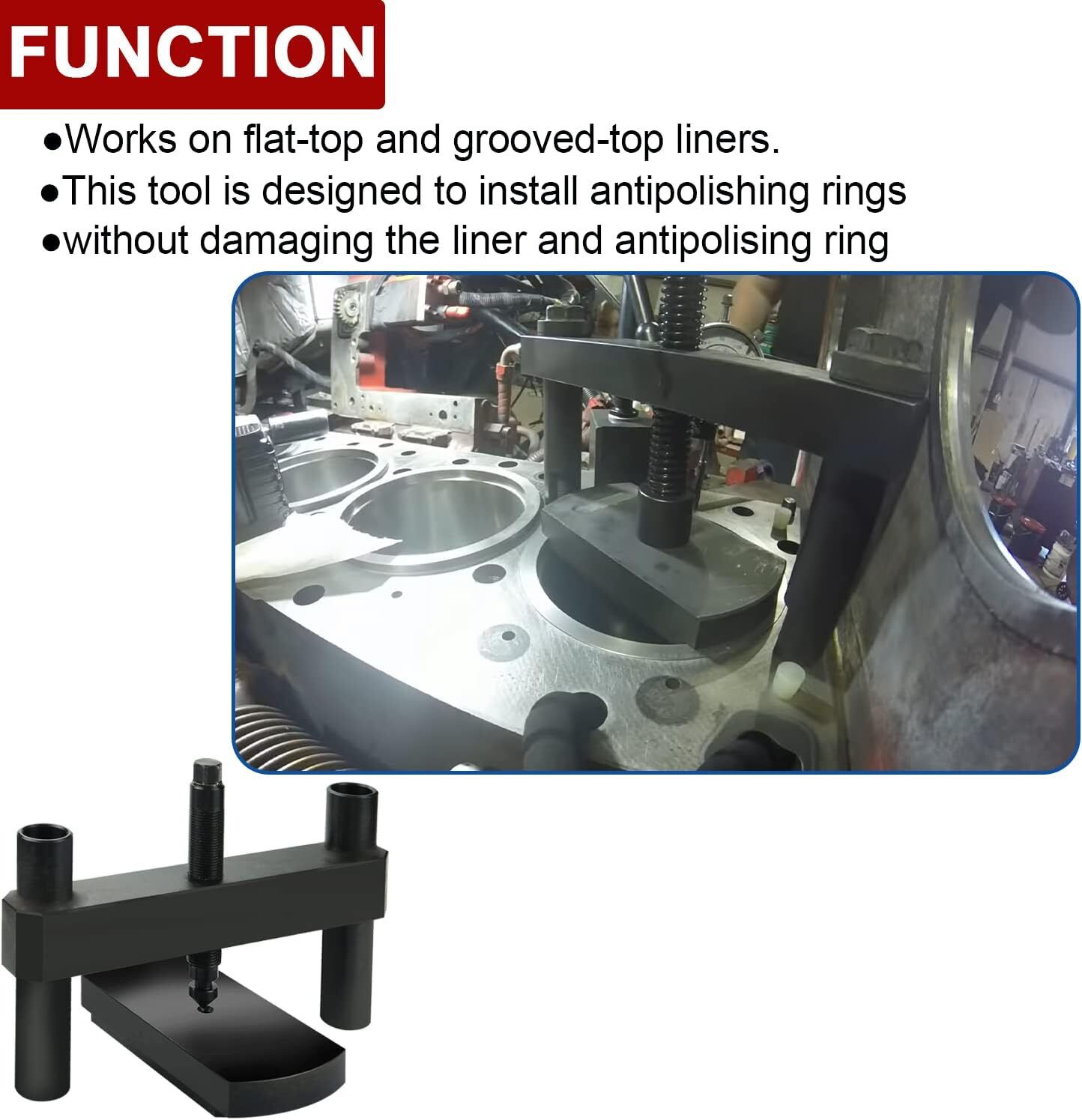 ST-269, 3162461 3164606 Cylinder Liner Press Installer Tool for Cummins ISX X15