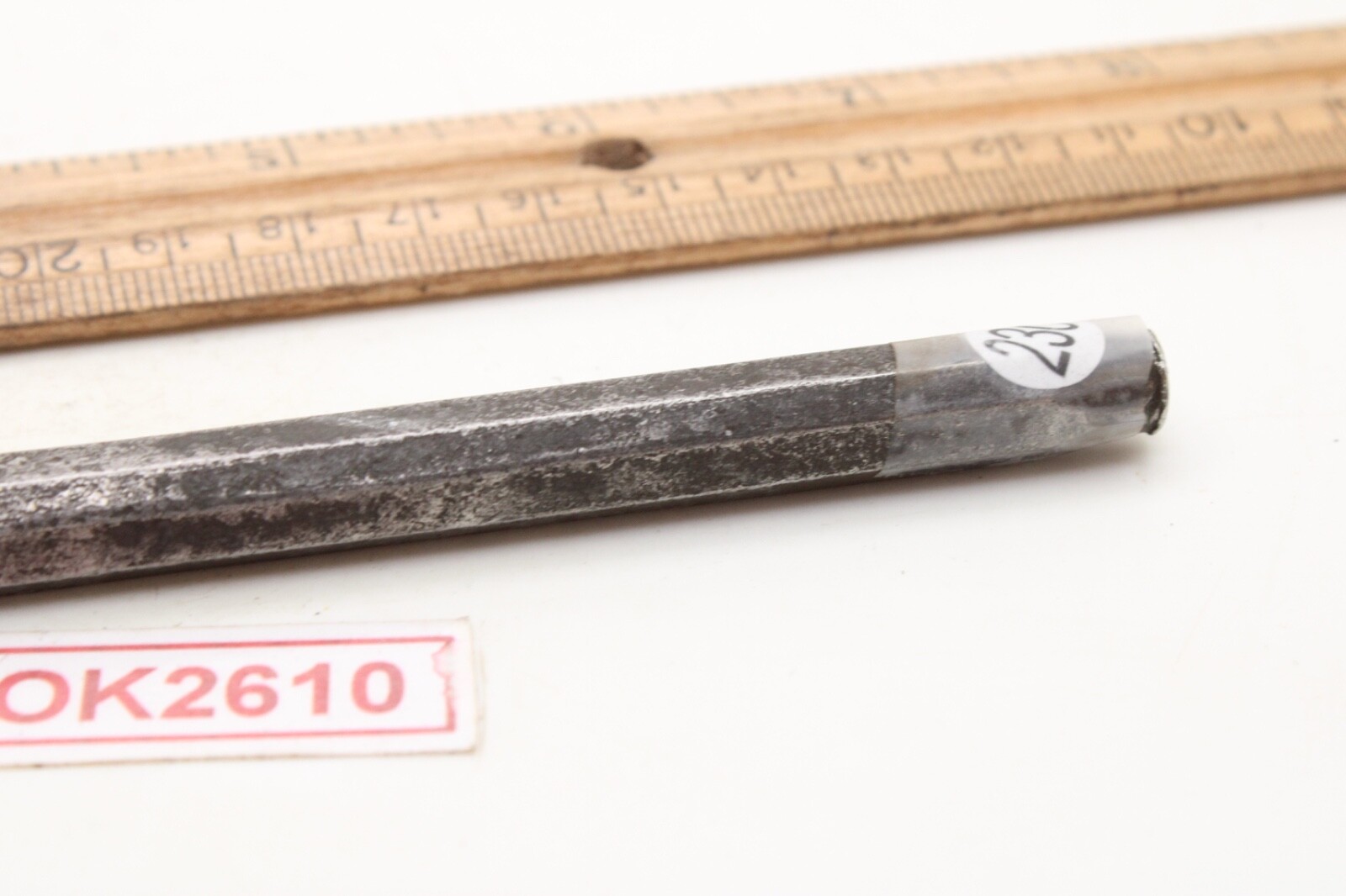 Unbranded 1/4″ Curved Tip Cold Chisel 6″ Long Hex Shank
