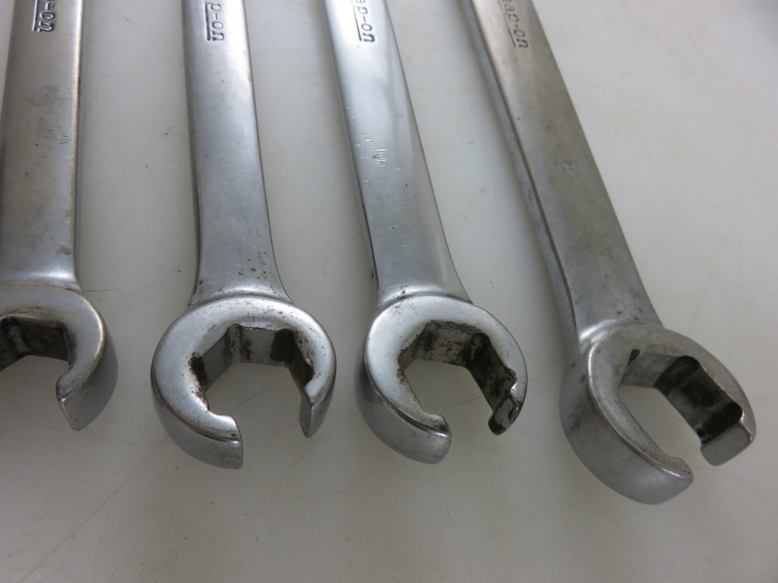 Snap-On RXS Series SAE Flare Nut Open End Wrench 6pc Set 3/8″-3/4″ **NO 11/16**