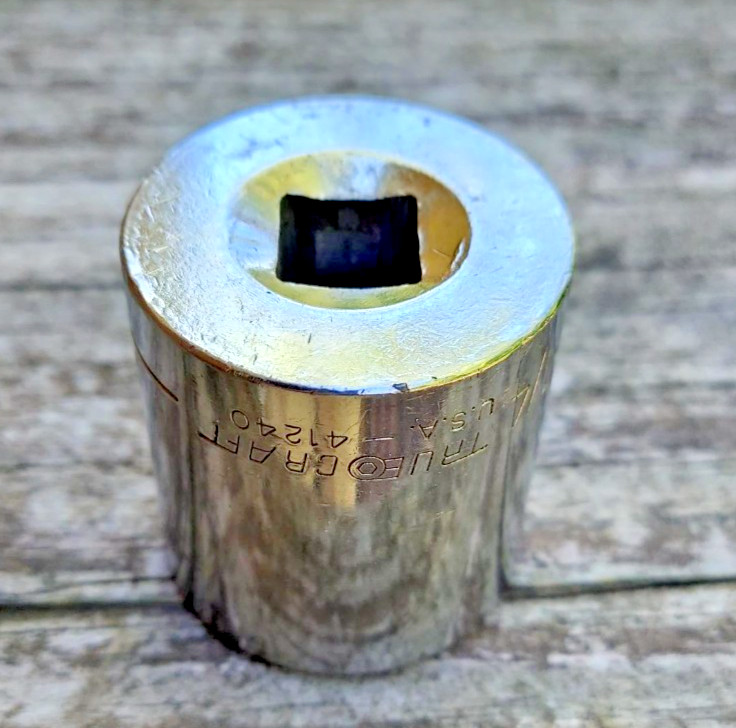 Vintage True Craft 1-1/4” Socket 1/2” Drive 12 Pts No. 41240 USA