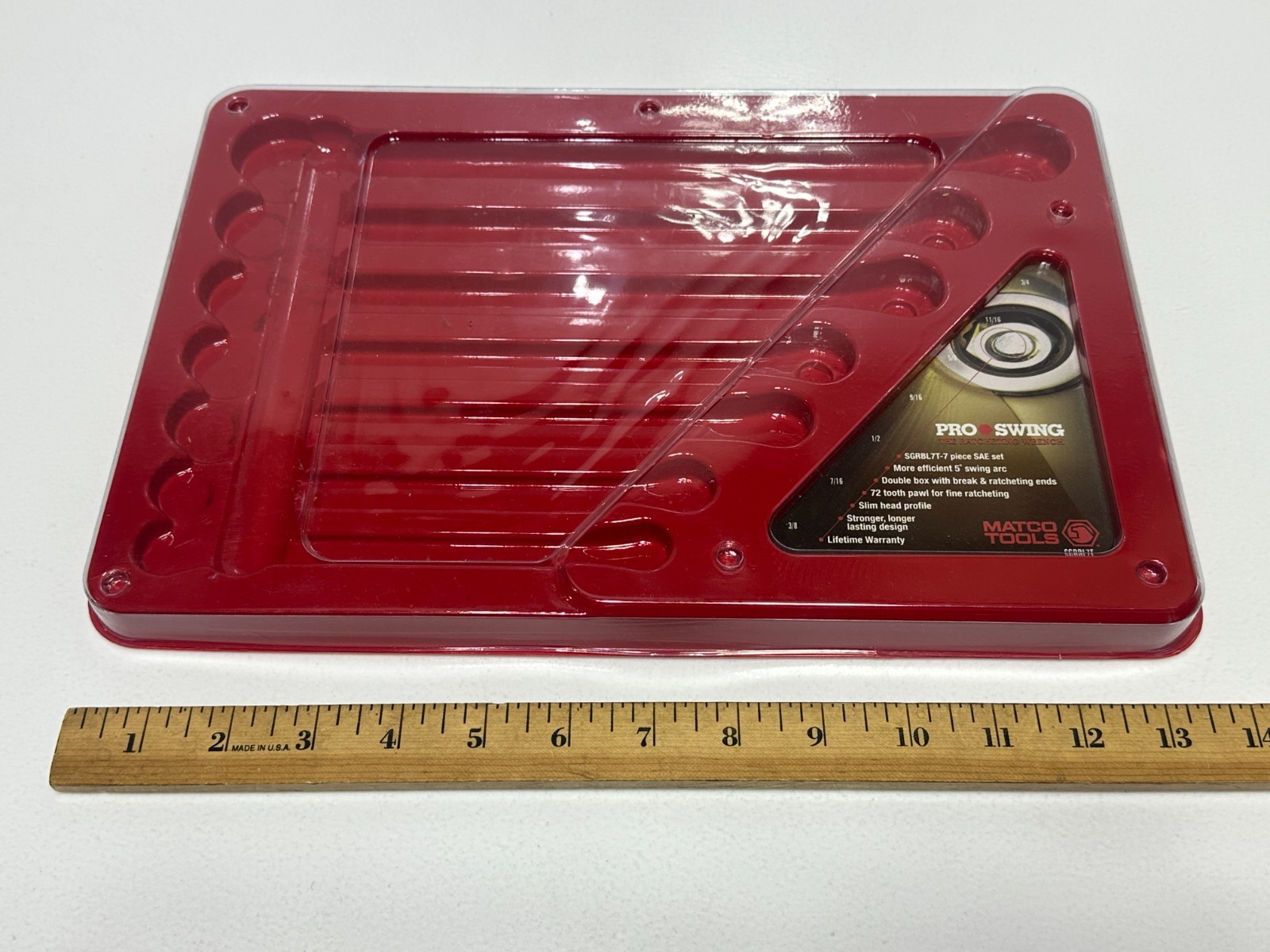 CASE / TRAY ONLY for Matco Tools USA SGRBL7T Pro Swing 7pc Box End Set