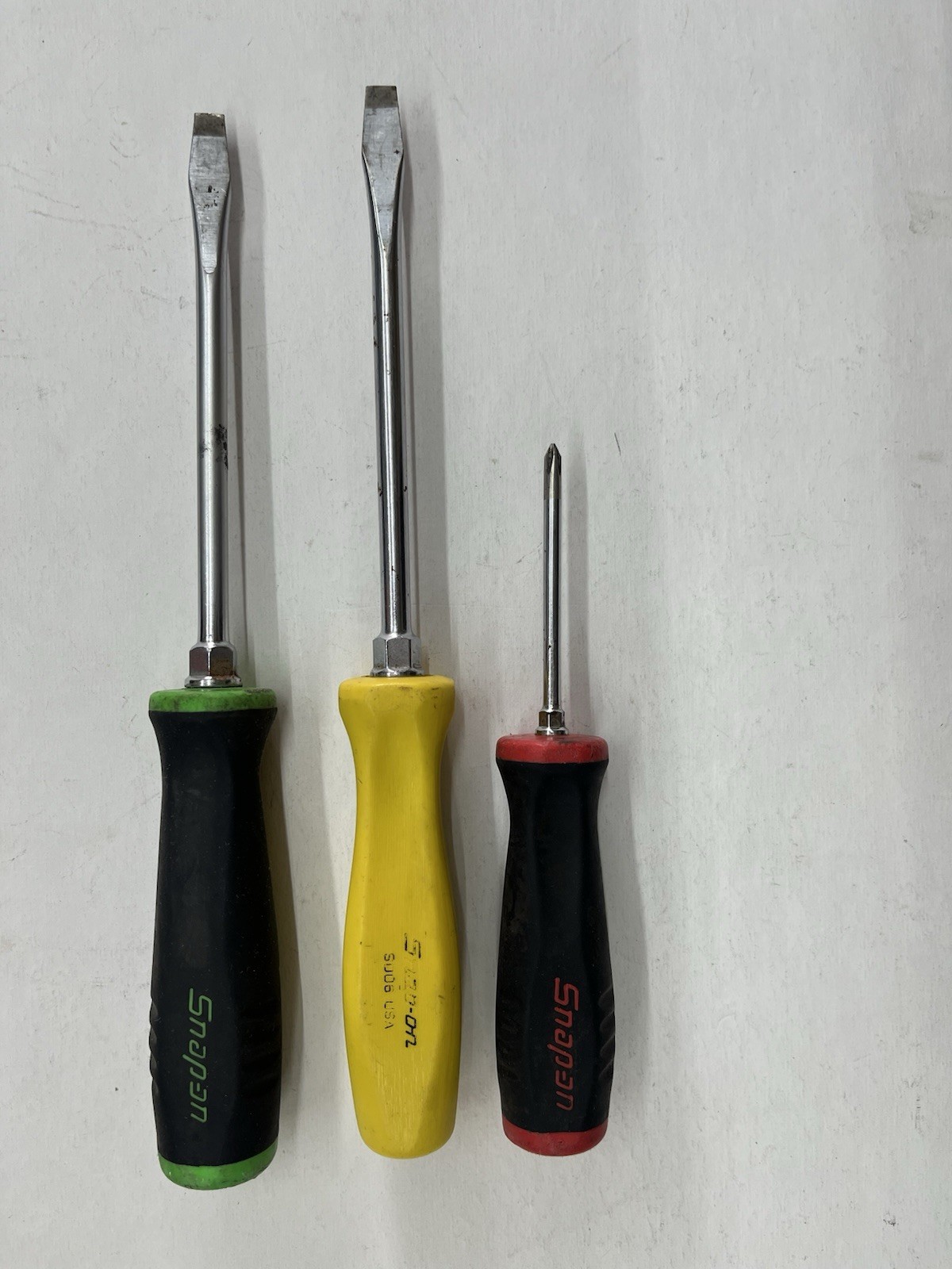 Snap On Mixed Lot Of 3 Screwdrivers
