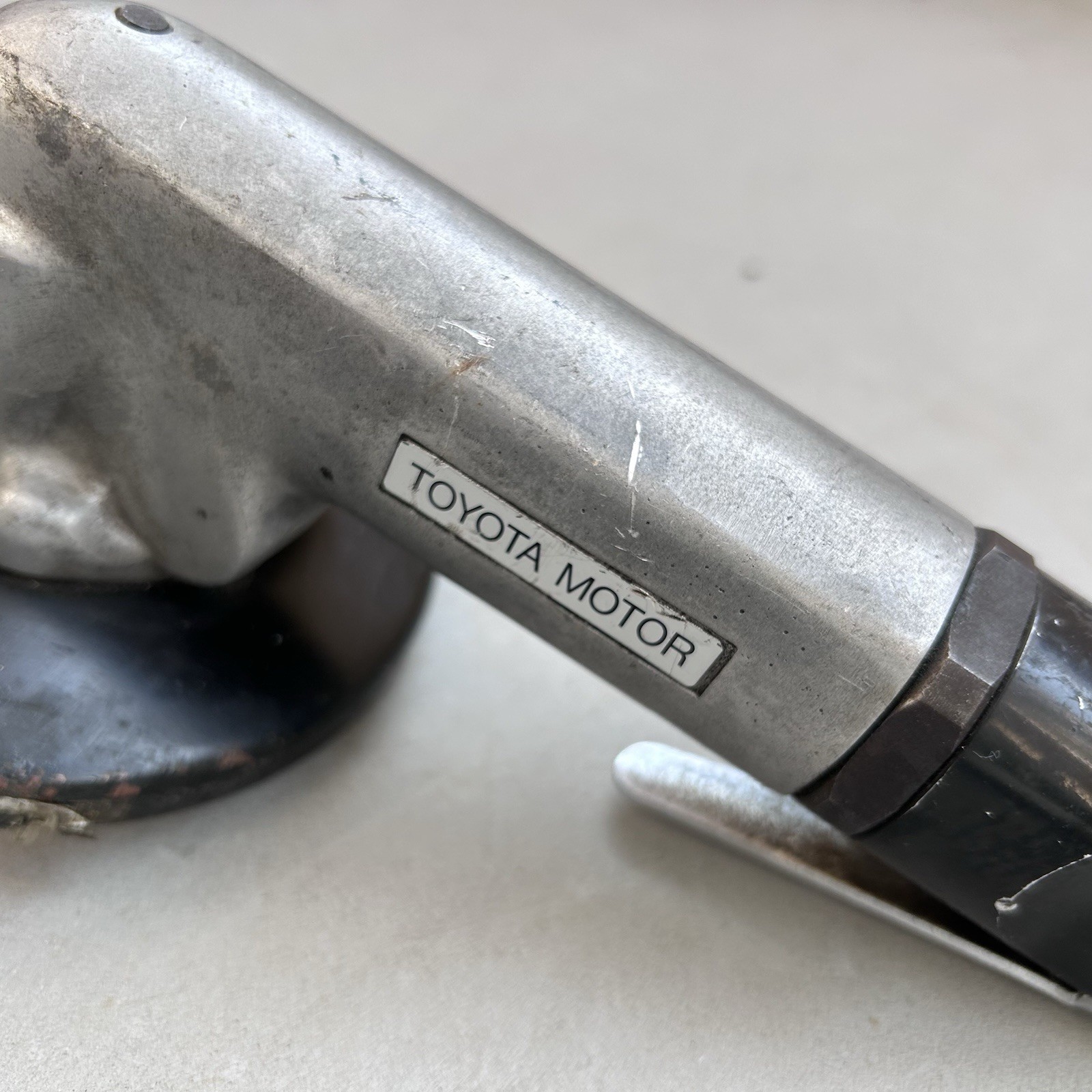 Vintage TOYOTA MOTOR Air Angle Grinder Original OEM Maintenance Tool Heavy Duty