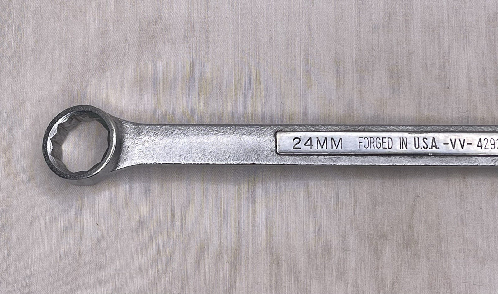 Craftsman 24mm 12pt Combination Wrench -VV- Vintage 42923, Made In USA, Metric
