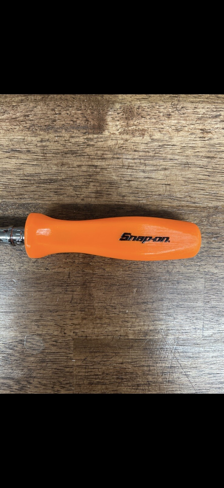*NEW* Snap On Tools THLLD72O 1/4” NEON ORANGE Hard Grip Long Handle Ratchet