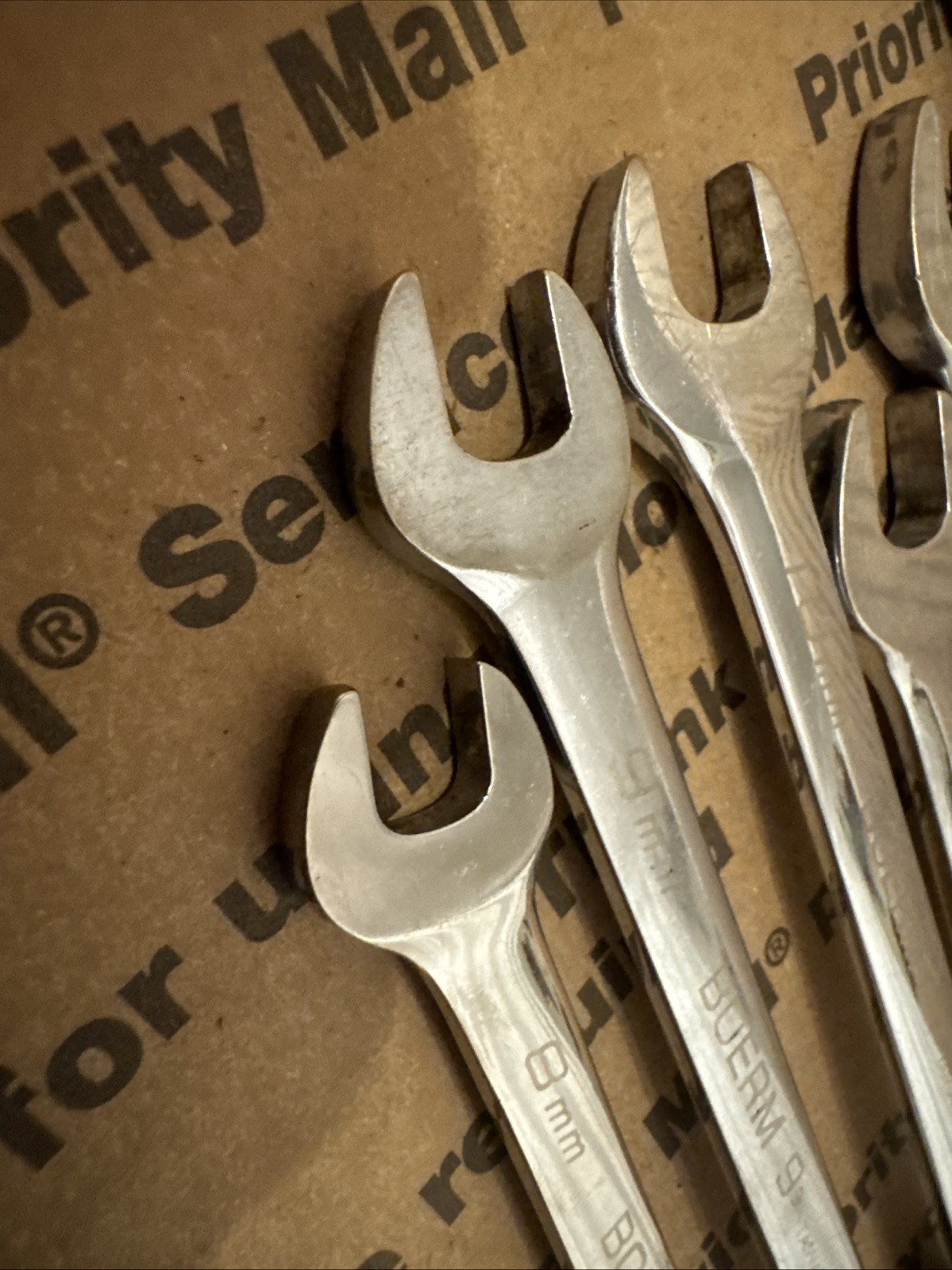 Blue Point 12 Pc Metric Reversible Ratcheting Wrench Set 8-19mm BOERM712