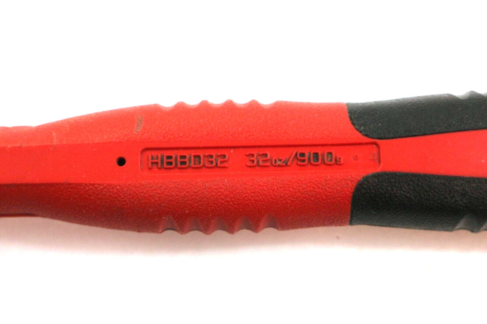 Snap-On HBBD32 32oz/900g Dead Blow Ball Peen RED Soft Grip Hammer USA