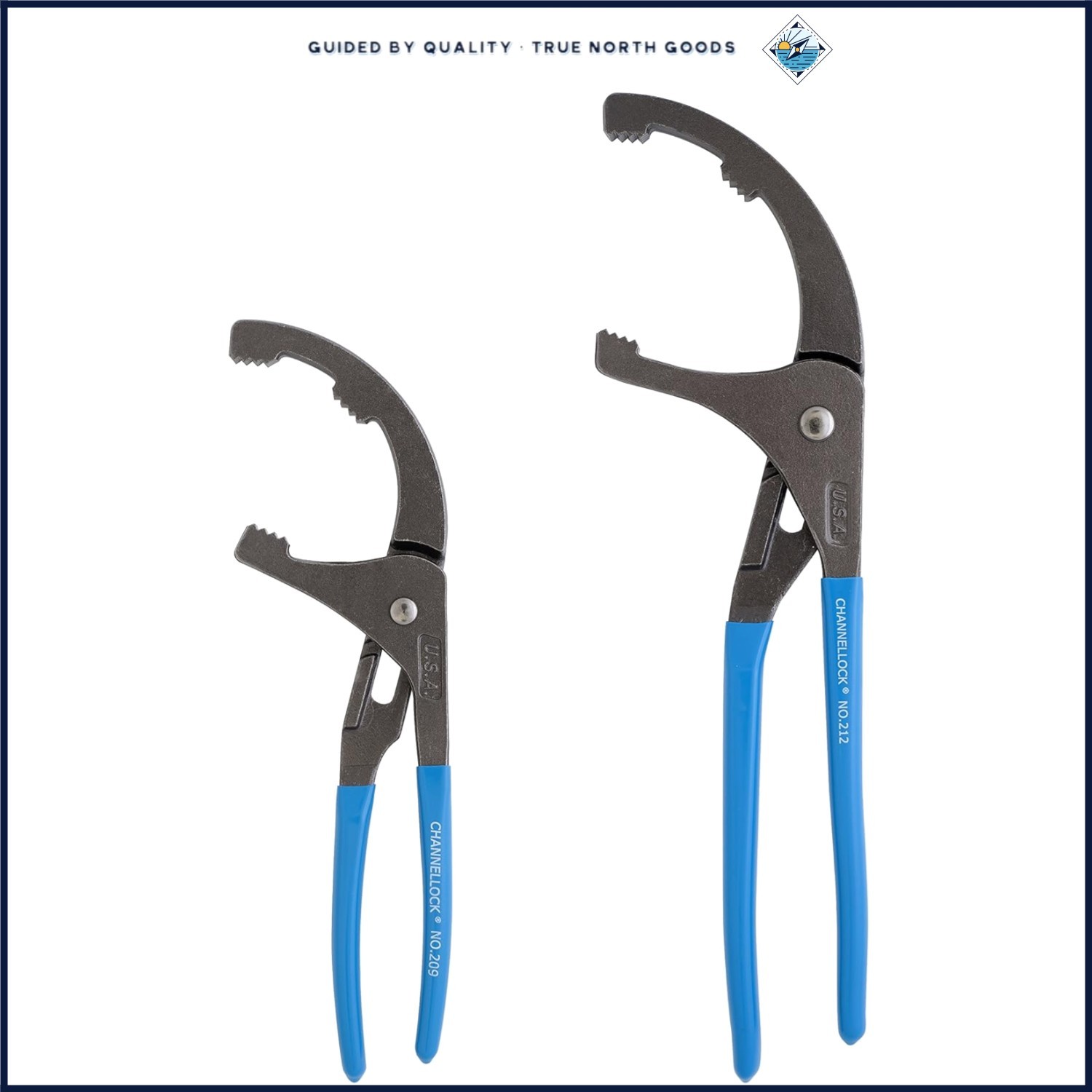 Durable 2-Piece Oil Filter Pliers Set with Rust Prevention Coating and Features