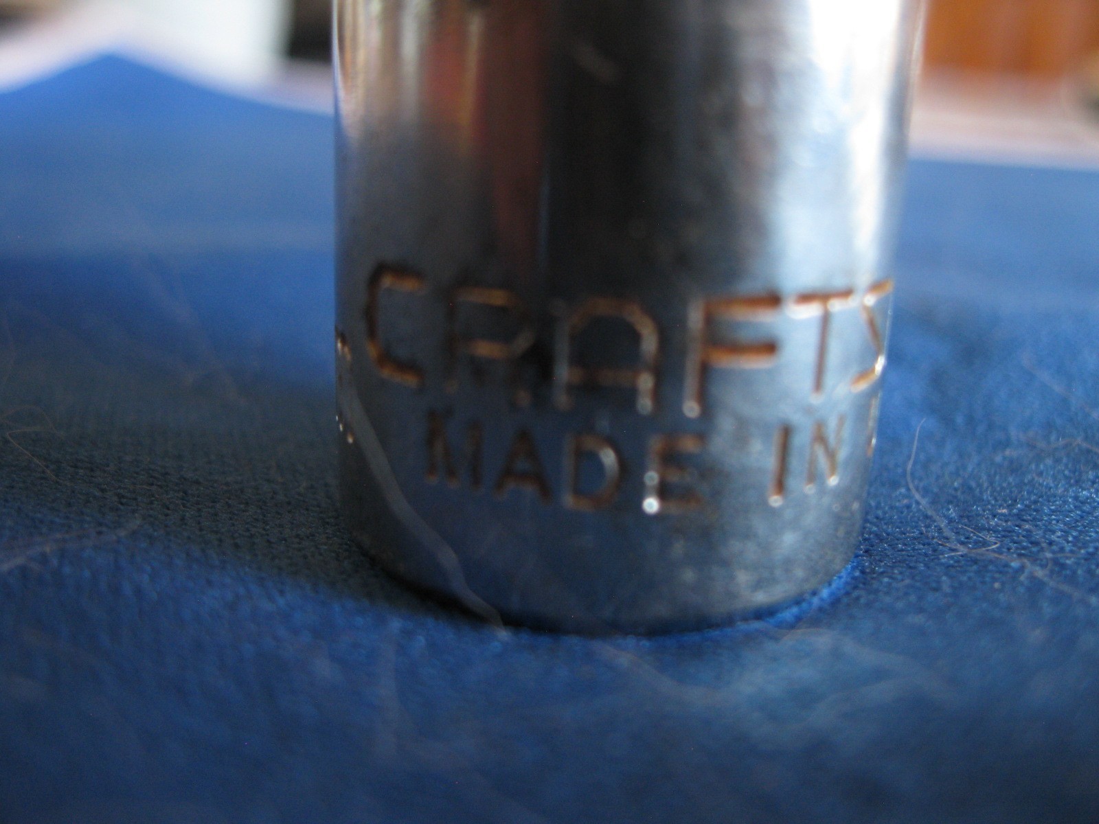 Craftsman Vintage 1/2″ Drive 15MM 12 Point Shallow Socket Metric EE 44236 USA