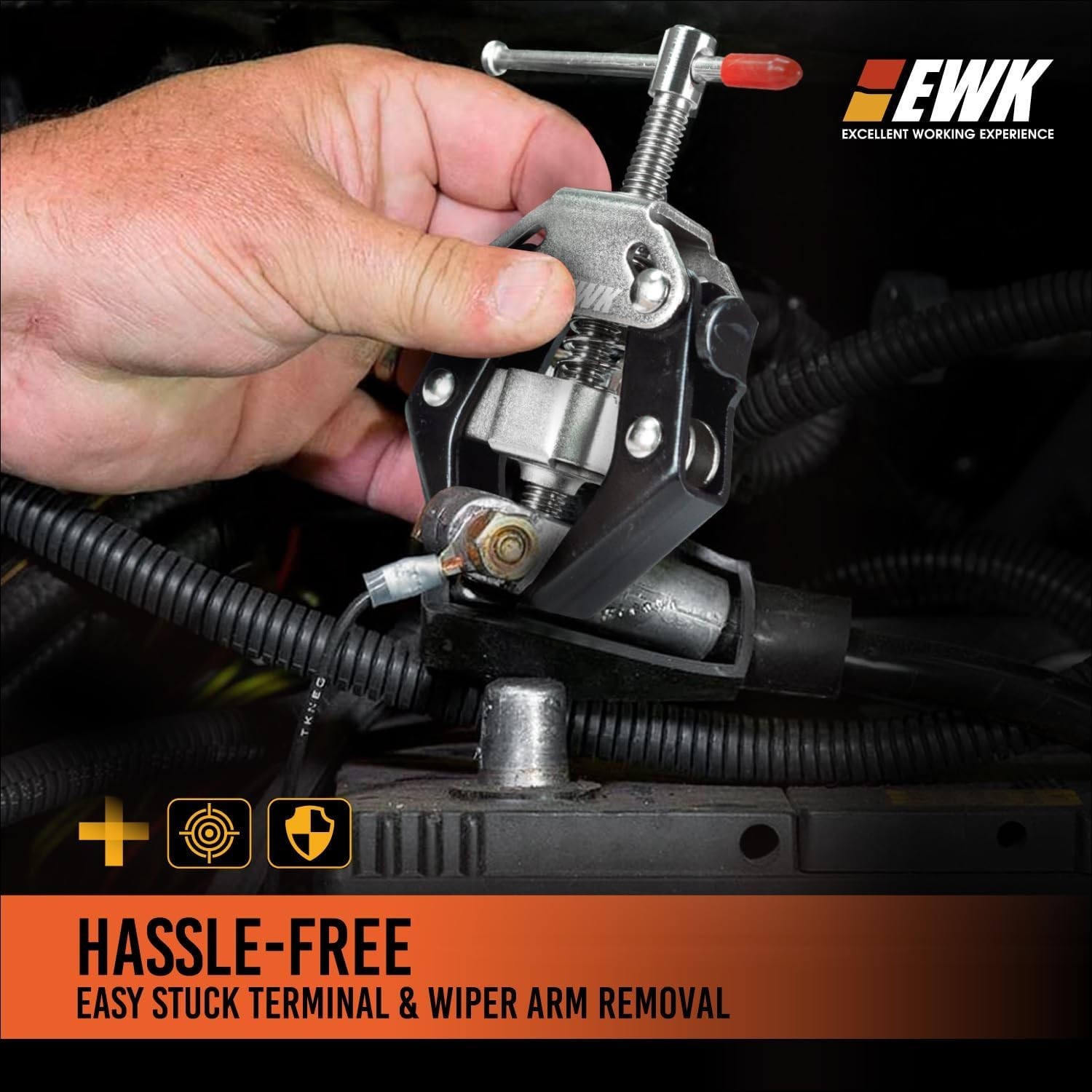 Effortless Wiper Arm Removal Tool – Adjustable & Safe with Carbon Steel Design