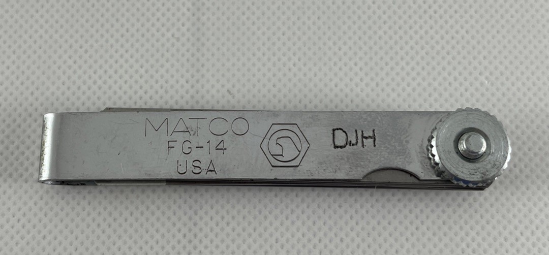 Matco Tools FG-14 General Purpose Go-No-Go Feeler Gauges