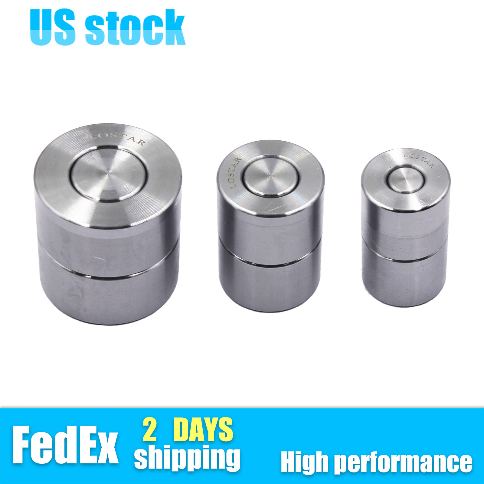New Dimple Die Set 3 Piece (1/2″ / 3/4″ / 1″)