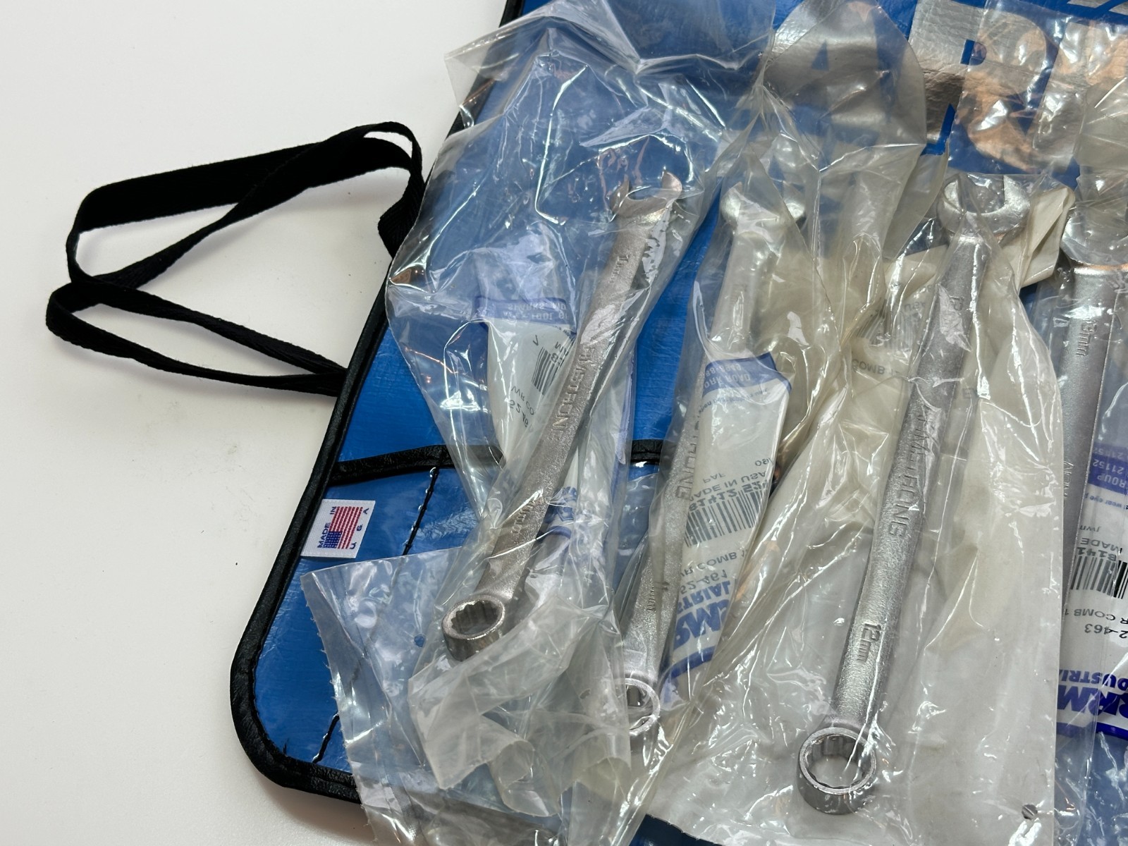 Armstrong Tools USA 52-677 10pc Metric Satin Long Combination Wrench Set NEW NOS