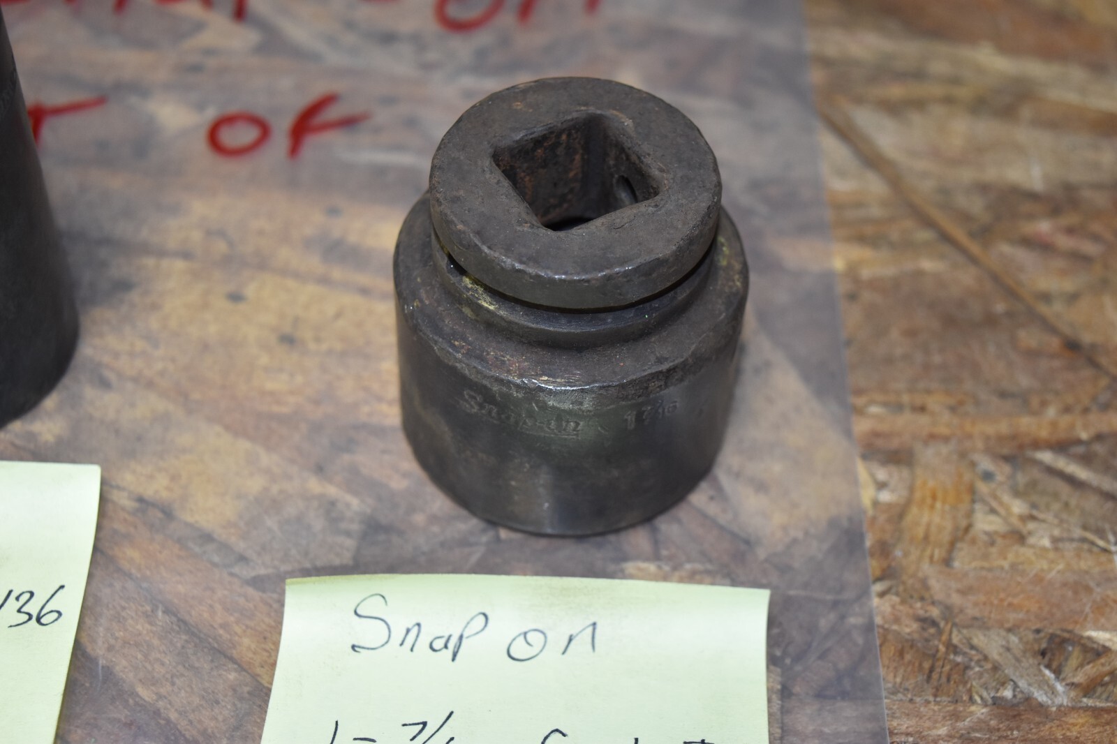 SNAP-ON TOOLS IM462 1-7/16” SOCKET 3/4 DRIVE & SPR 436 1-1/8 1/2″ DRIVE F/S
