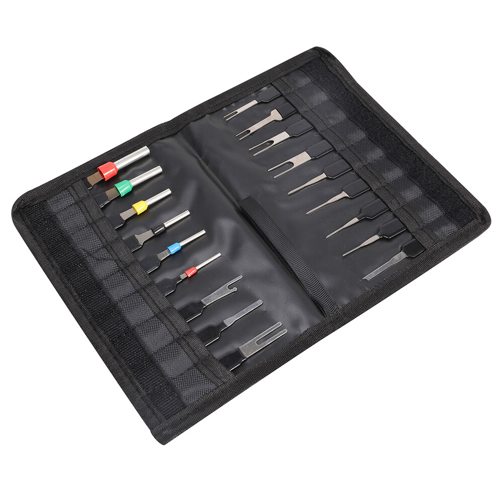 18PCS Car Terminal Removal Tool Kit Pin Wire Extractor Auto Connector Puller New