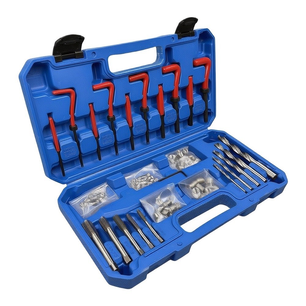 Metric Thread Repair Kit Professional Grade Tool Heat-treated High-speed Steel