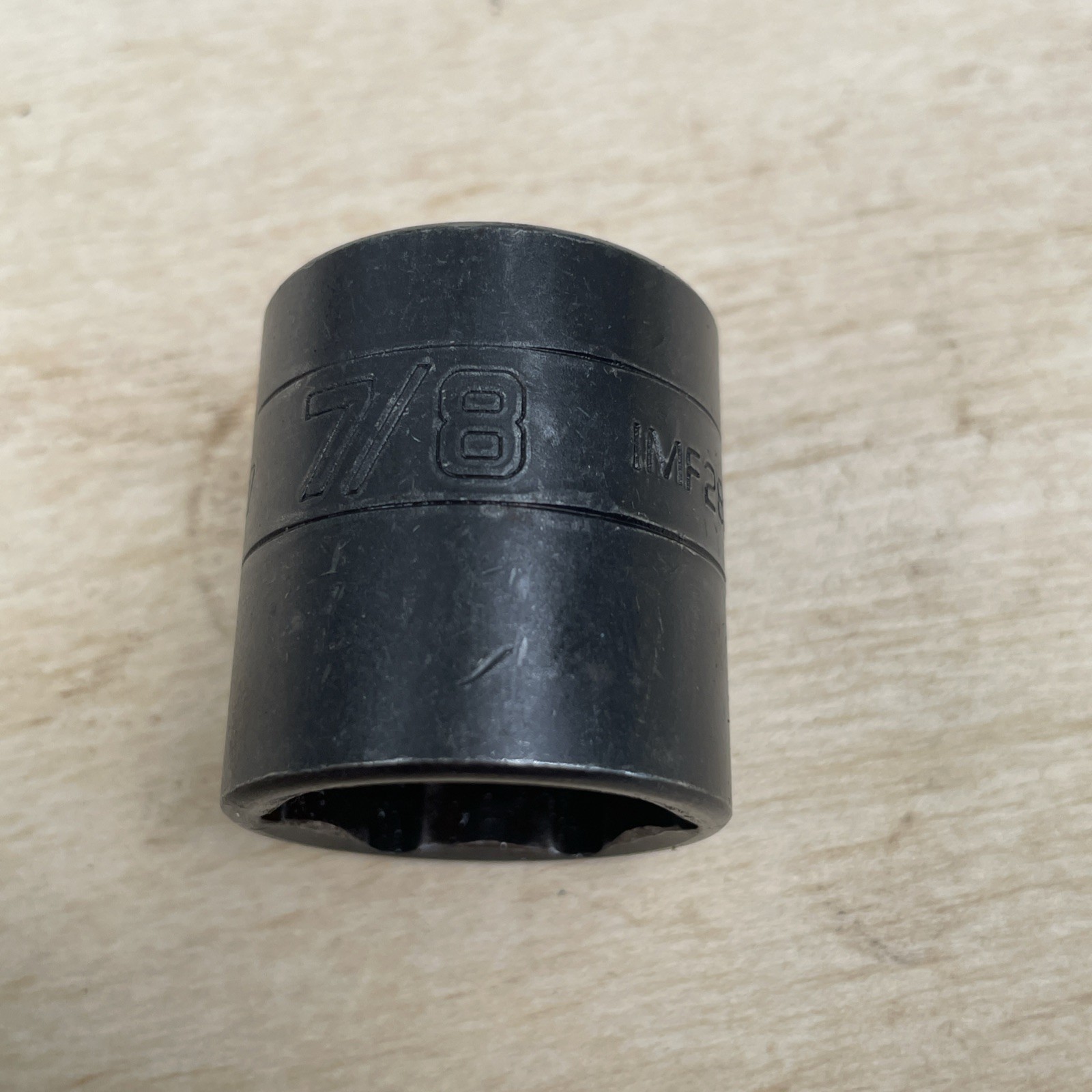 Snap-on Tools USA IMF280 SAE 7/8” Shallow Impact Socket 3/8″ Drive 6 Point