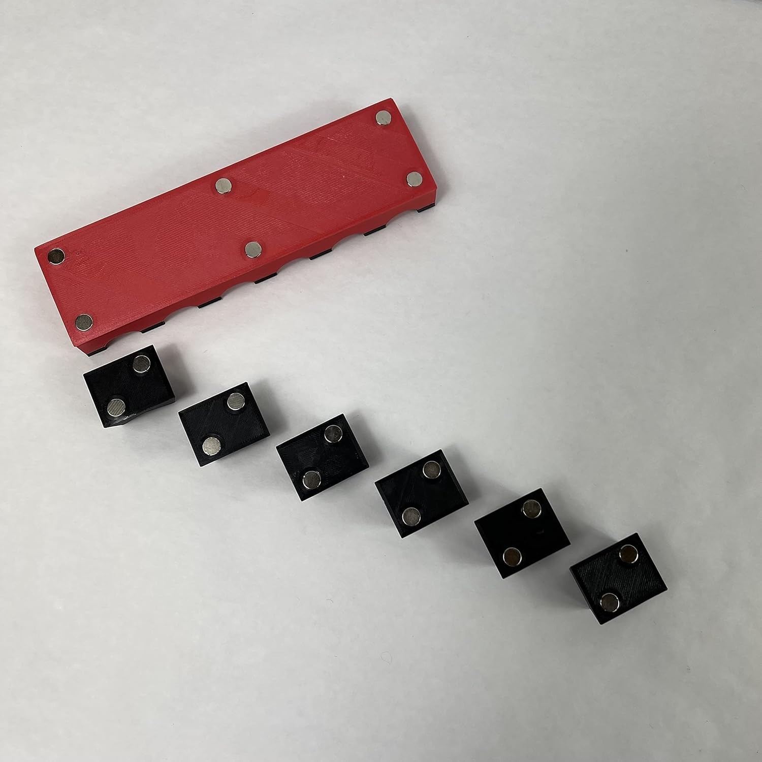 MagAttach Socket Extension Organizers 3 Piece Set, Red/Black
