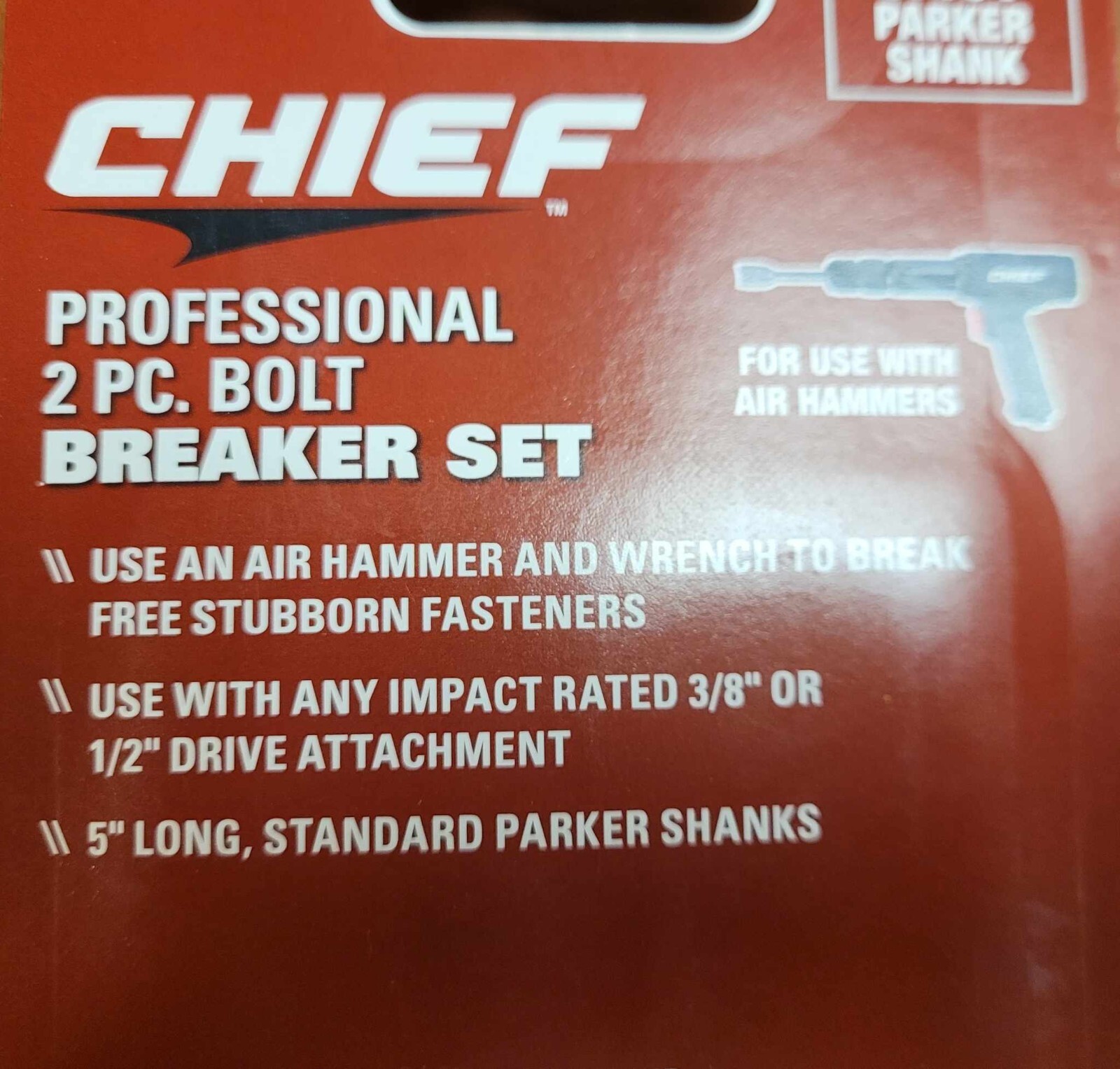 CHIEF CH2BS 3/8inch And 1/2inch Bolt Breaker Set 2 Piece -NEW
