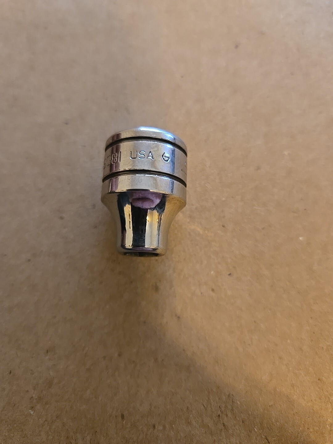 Snap On Tools 3/8″ Drive 1/4″ 6PT Shallow Chrome Socket FS081
