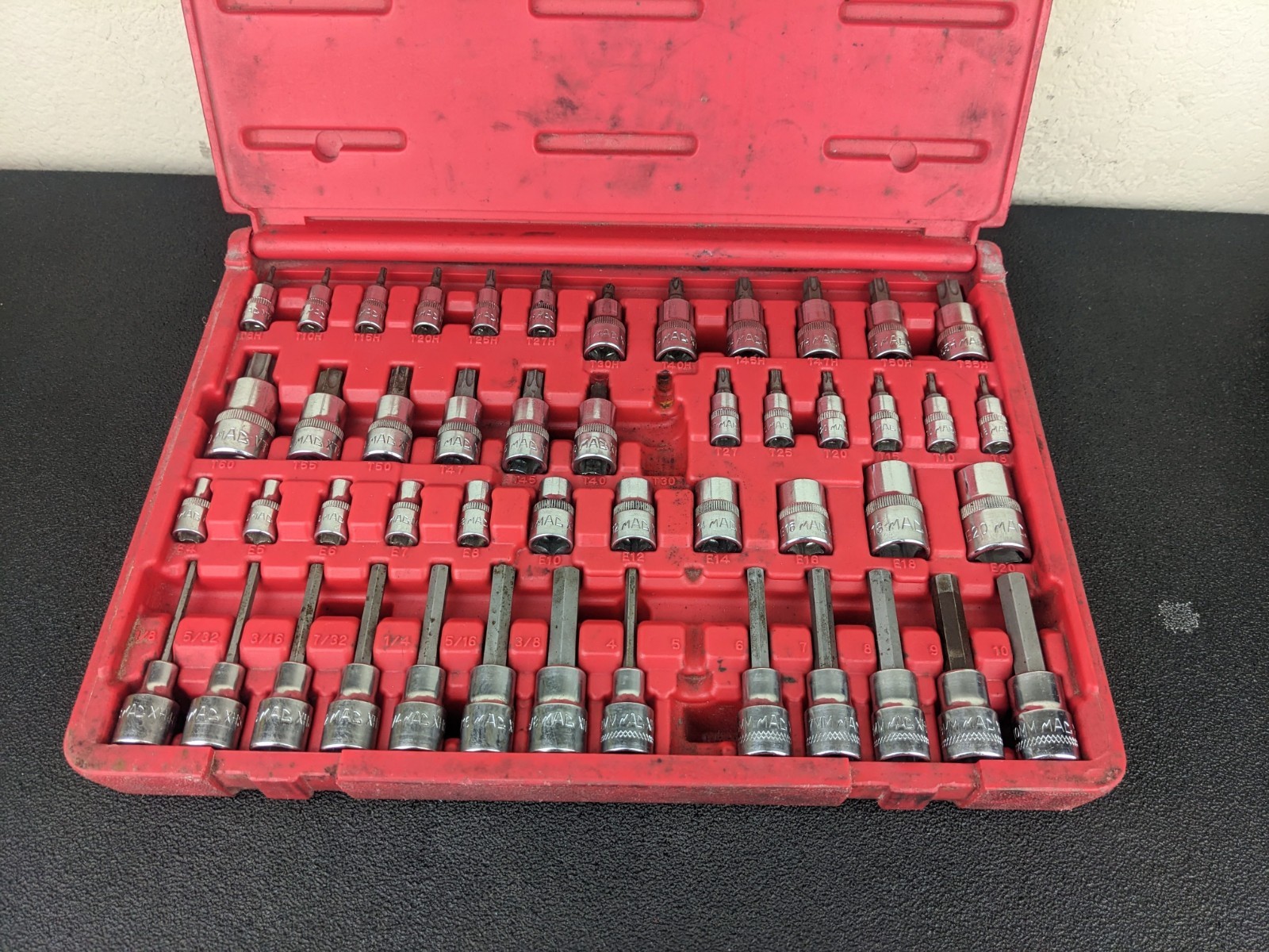 #bj900 MAC Tools SMXVHT50B Master Hex & Star Bit Driver Set