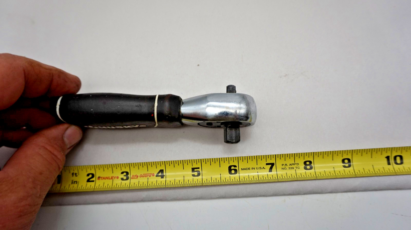 HUSKY DUAL DRIVE 1/4″ & 3/8″ REVERSIBLE STUBBY RATCHET free ship USA only
