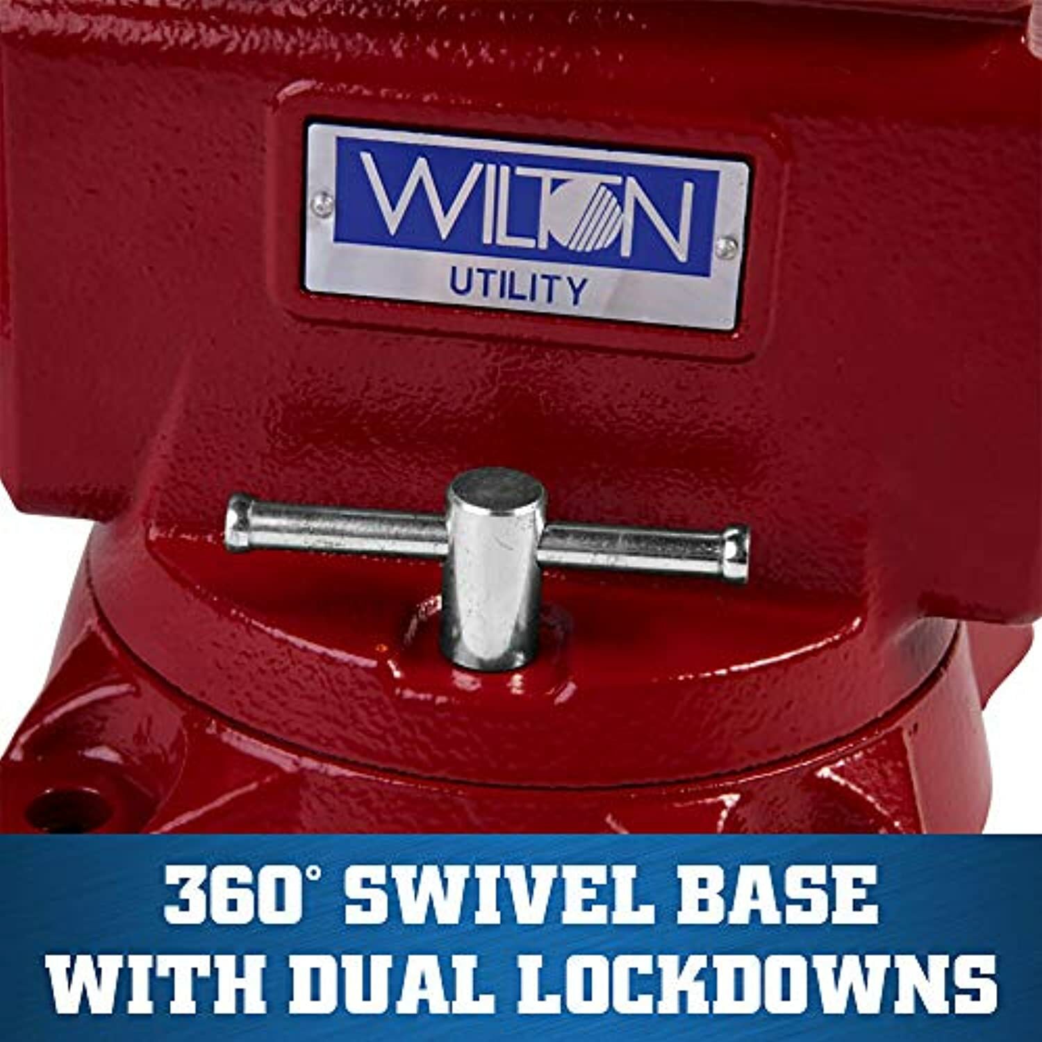 Wilton 676U Utility Bench Vise, 6-1/2” Jaw Width, 6″ Jaw Opening (28820)