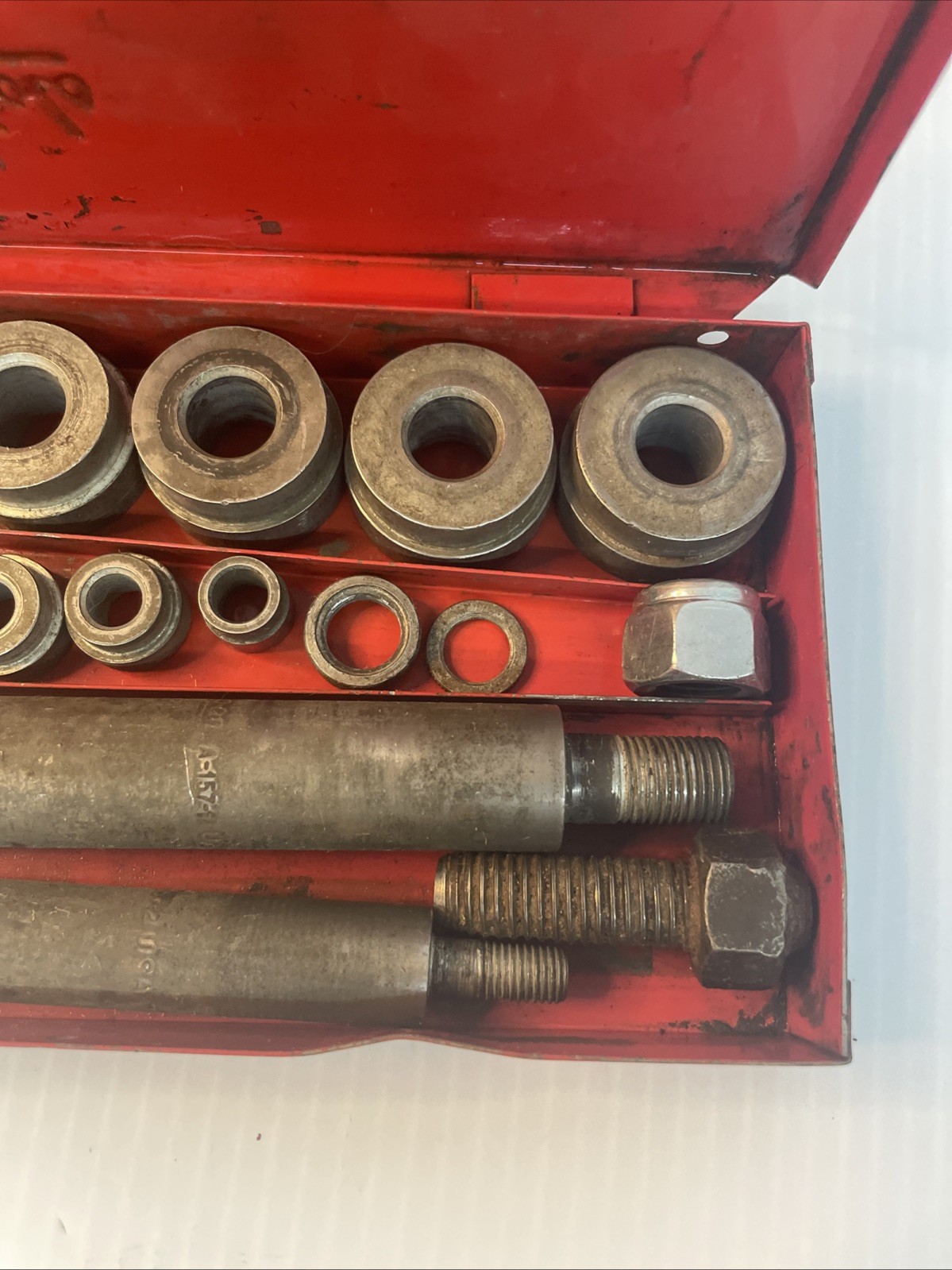 Vintage Snap-On Bushing Driver Set A-157 with Case – Incomplete Set – See Photos