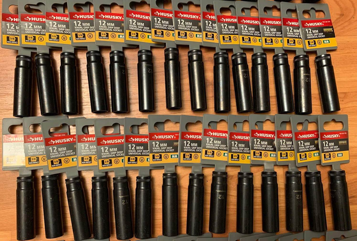 Husky Wholesale Grip Deep Sockets SAE 12mm 15mm 11/16in 5/8in 11mm “Lot Of 123”