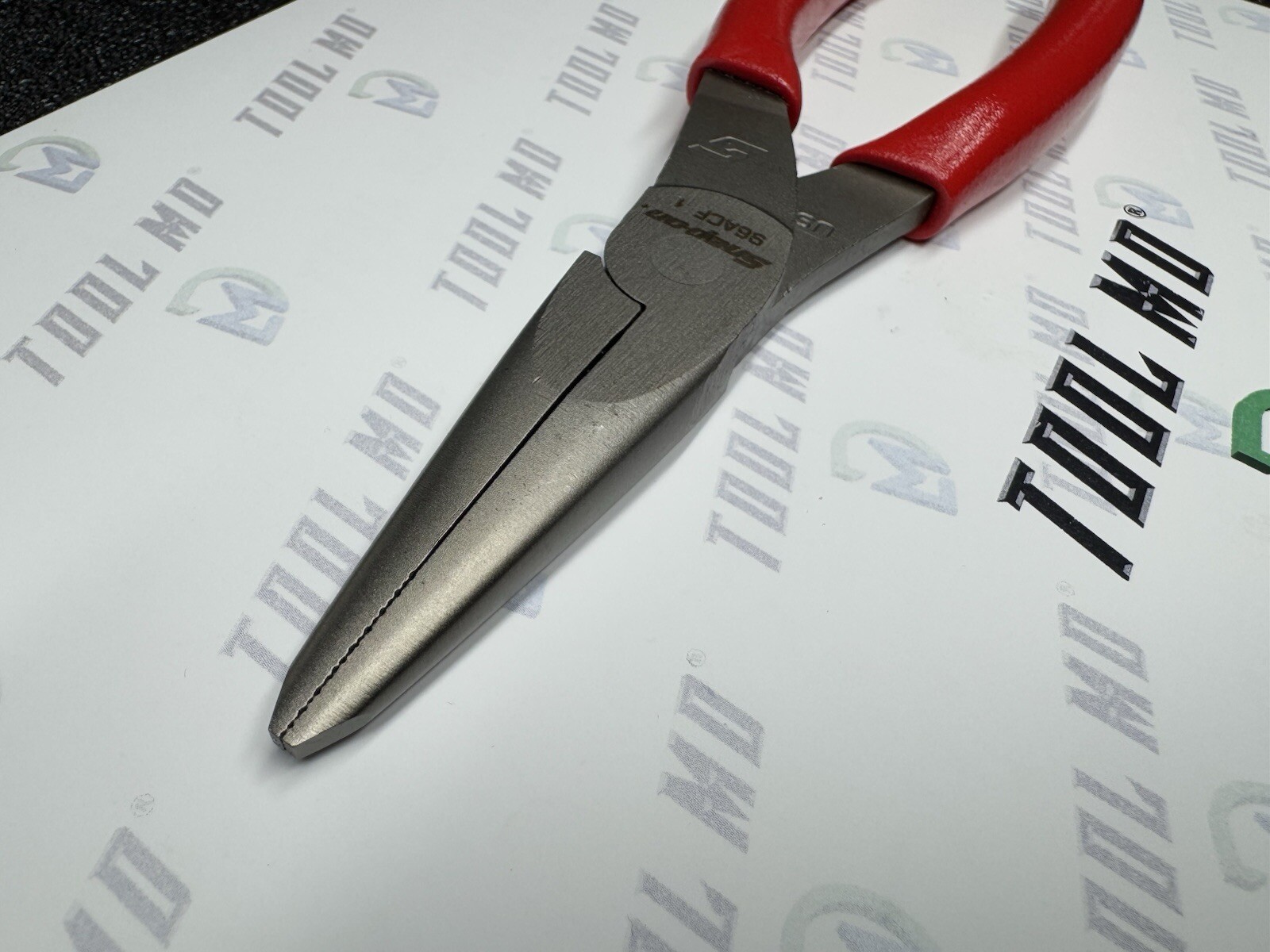 Snap-on Tools USA NEW RED 8″ Talon Soft Grip Needle Nose Pliers 96ACF