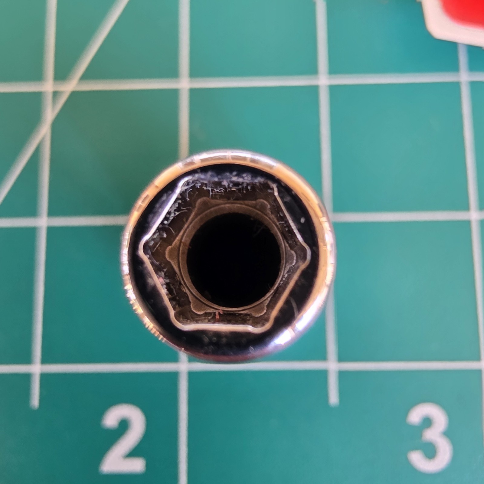 Snap-on Tools Socket 1/4″ Drive 6mm Metric Shallow 6 Point Chrome TMM6 USA