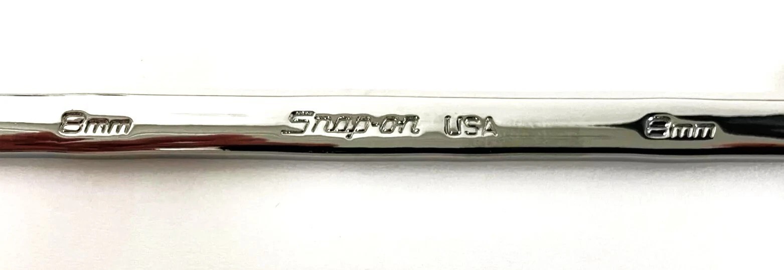 New Snap-on™ 8 mm 12-Point Metric Standard Combination Wrench SOEXM8