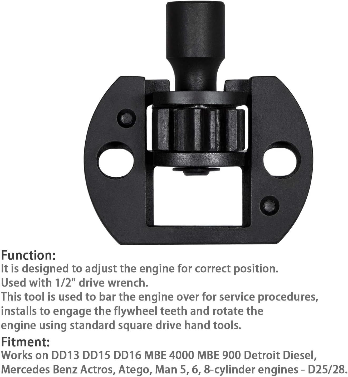 Engine Barring Tool for Detroit Diesel DD13 DD15 DD16 W470589046300/J-46392