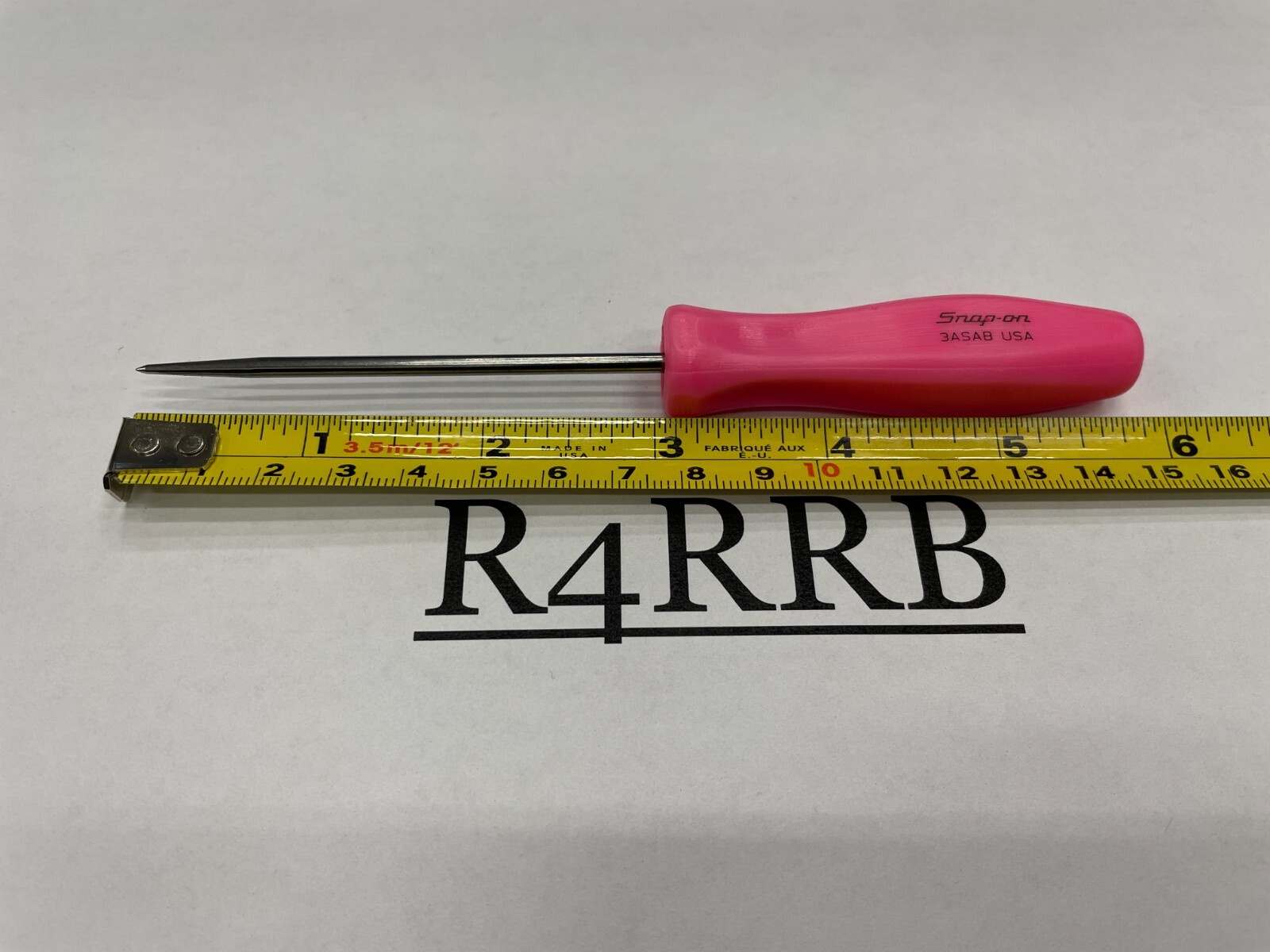 Snap-on Tools USA NEW Classic PINK Mini Hard Handle Straight Awl Pick 3ASABP