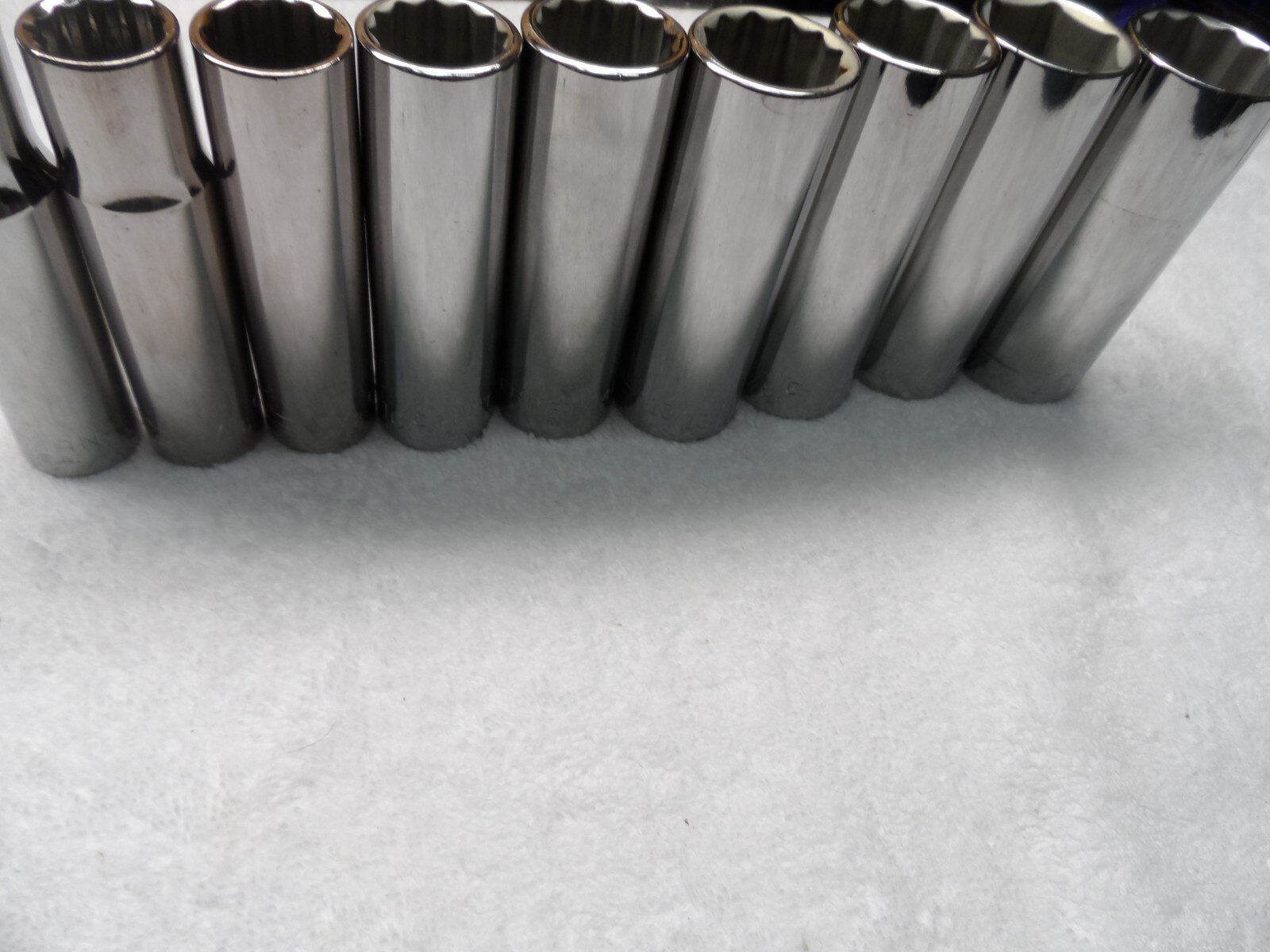 Craftsman 1/2″ Drive SAE Deep Socket Set, NOS USA, 12pt 6pt – 9 pcs (1/2″ to 1″)
