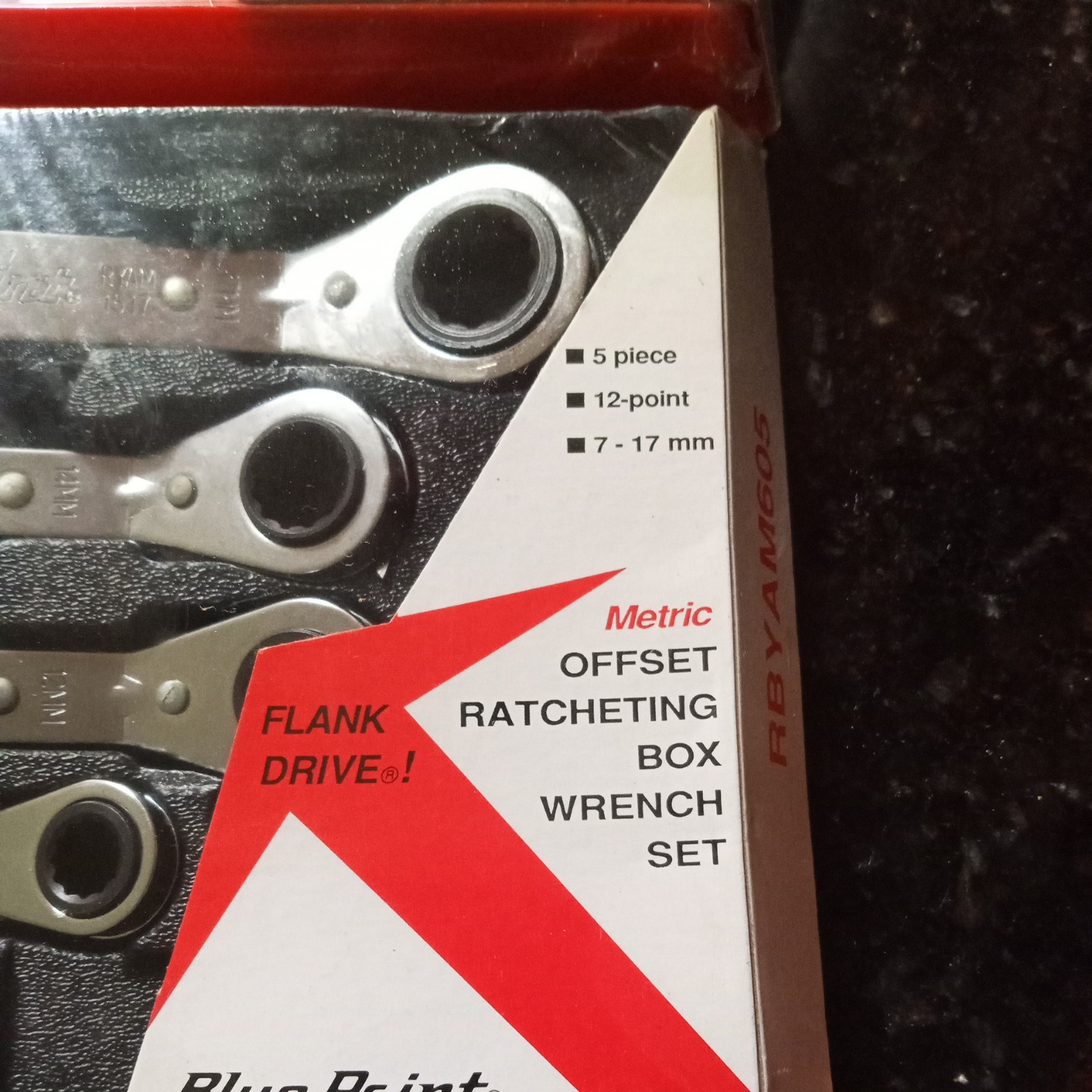 BLUE POINT TOOLS SAE/METRIC RATCHET WRENCHES 25° Offset Ratcheting Box Wrench