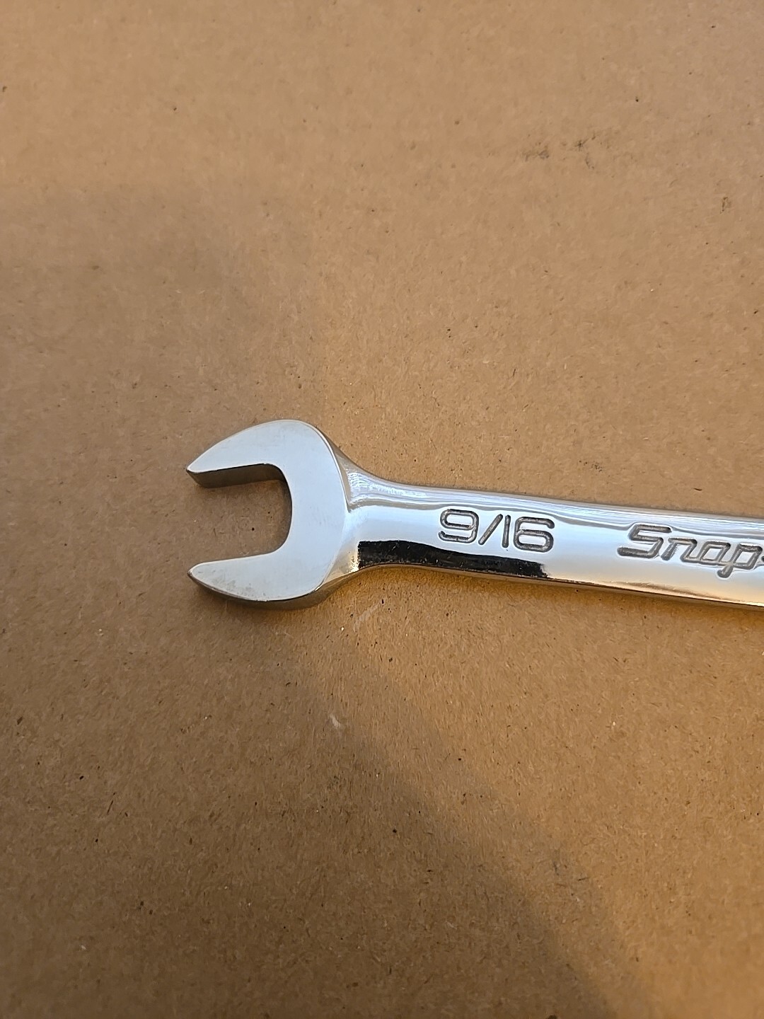 Snap On 9/16″ 12PT SAE Short Chrome Combination Wrench OEX180