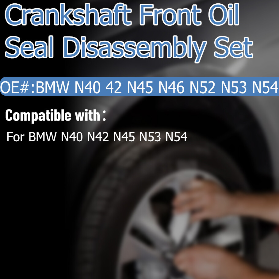 for BMW N52 N53 N54 Engines Front Crankshaft Oil Seal Remover&Installer Tool Kit