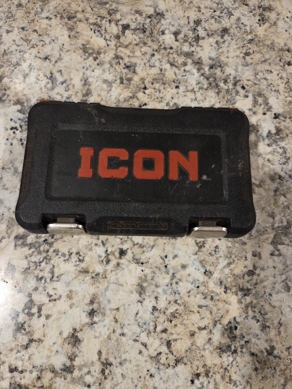 ICON 15-Piece Multi-Slot Screw Extractor Tool Set.
