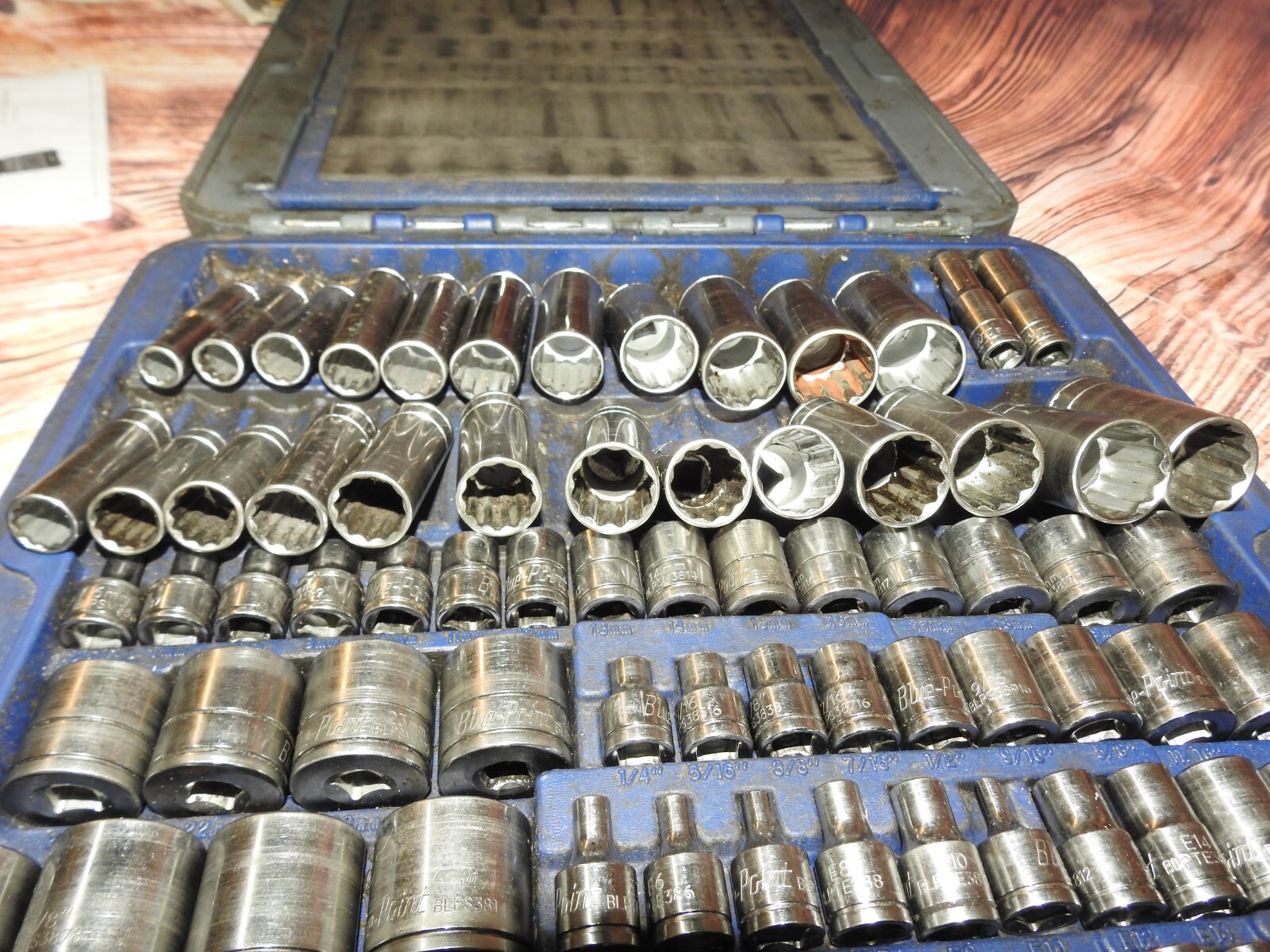 Blue-Point BLPGSSC155 155 Pc SAE Metric General Service Socket Set *Missing 3Pcs