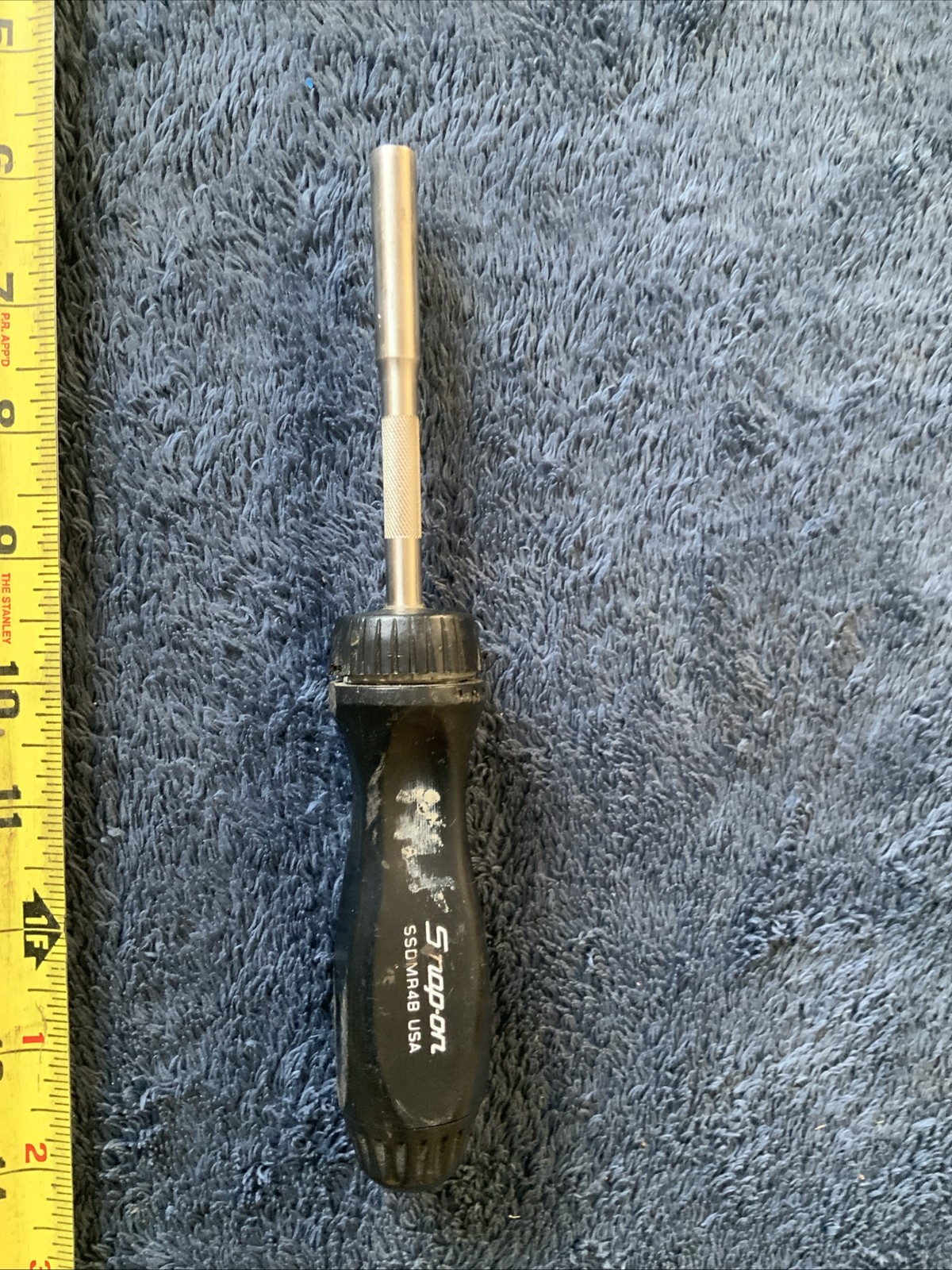 Snap On Ratcheting Screwdriver…black….used….works Fine,,,
