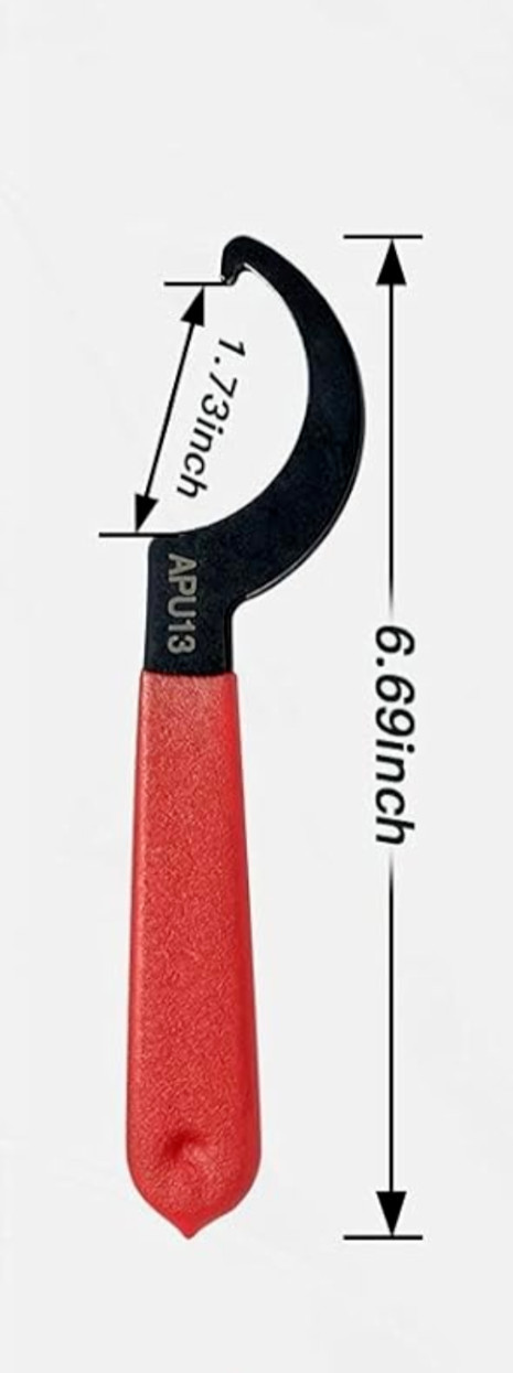 Hook Spanner Wrench Size 6.5 inch Long